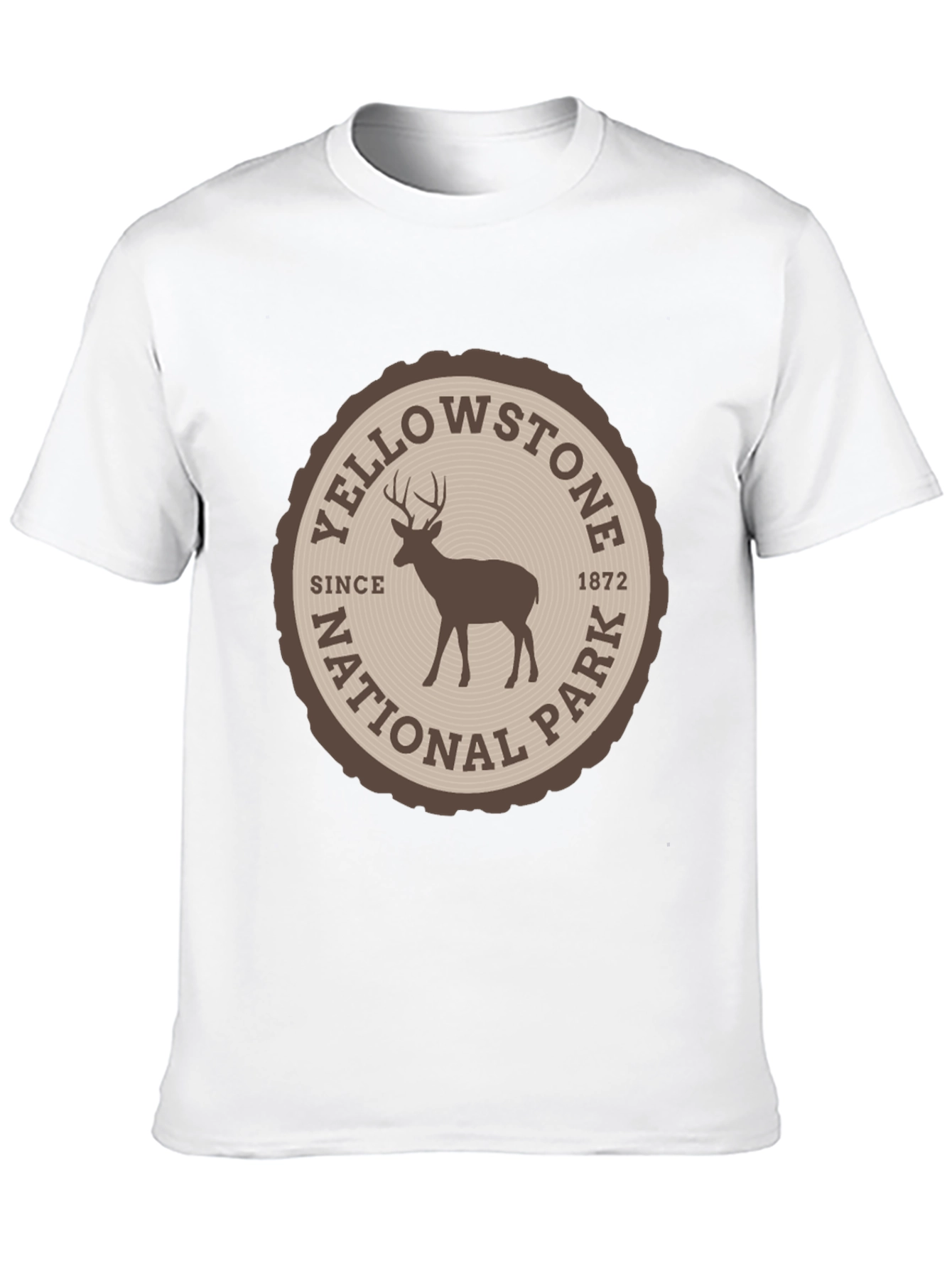 Yellowstone National Park T-Shirt Deer Graphic Tee