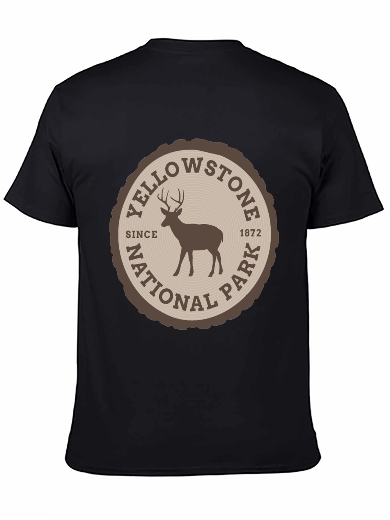 Yellowstone National Park T-Shirt Deer Graphic Tee