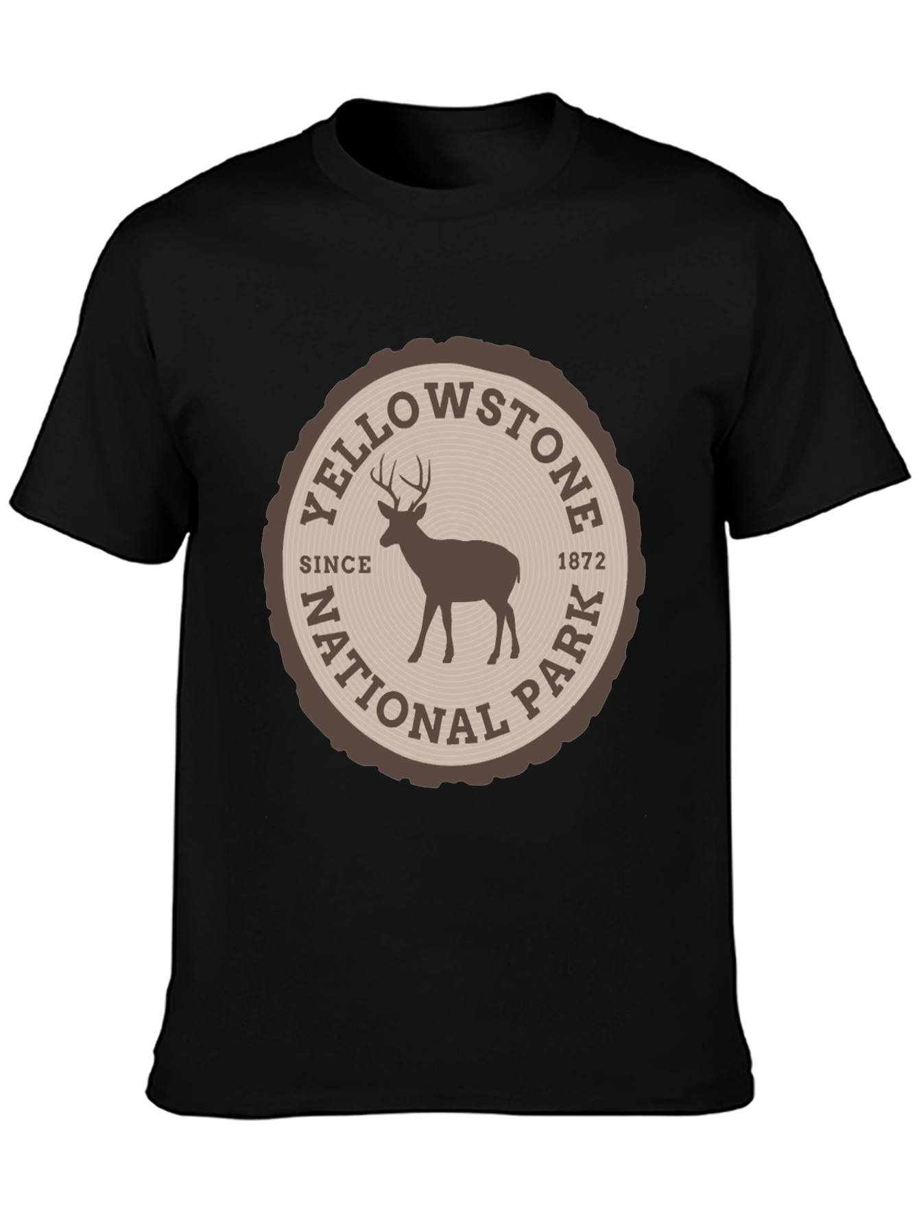 Yellowstone National Park T-Shirt Deer Graphic Tee