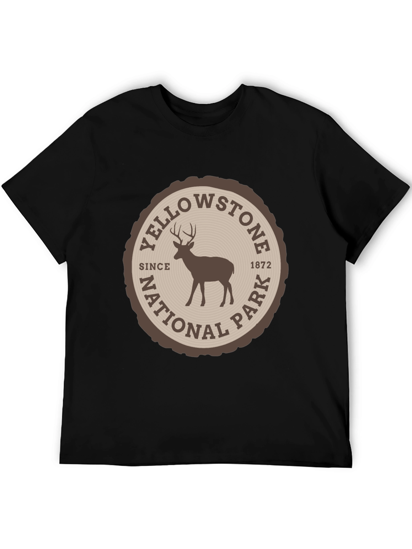 Yellowstone National Park T-Shirt Deer Graphic Tee
