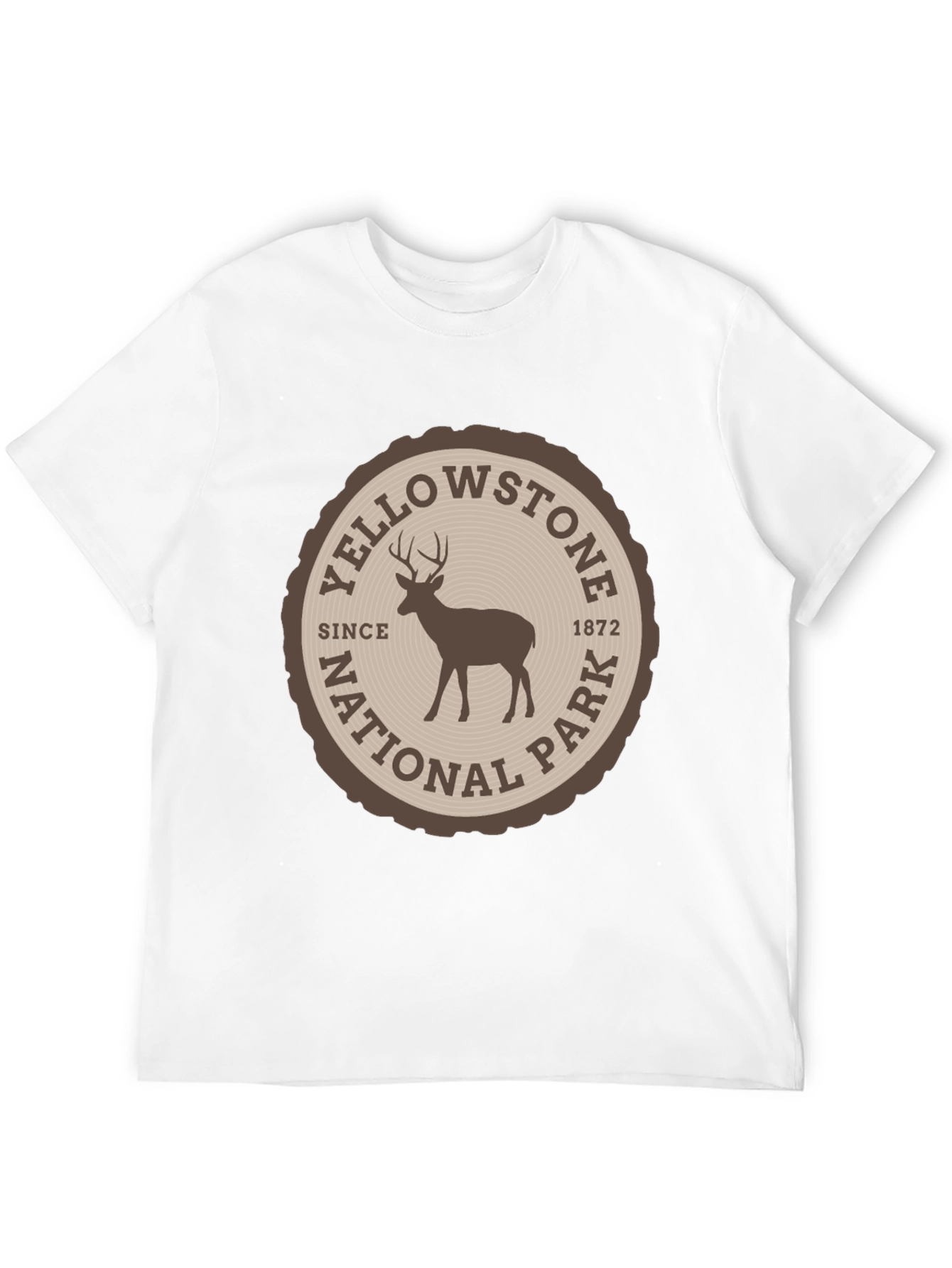 Yellowstone National Park T-Shirt Deer Graphic Tee