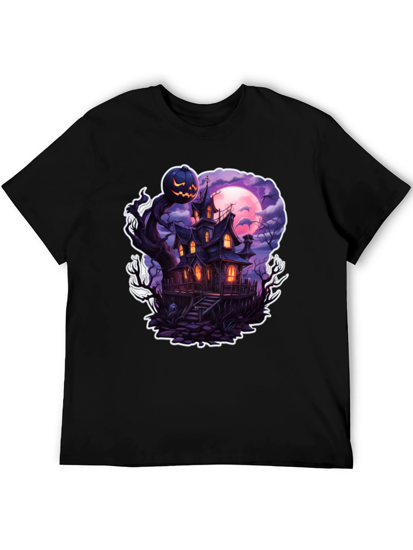 Haunted House Halloween T-Shirt