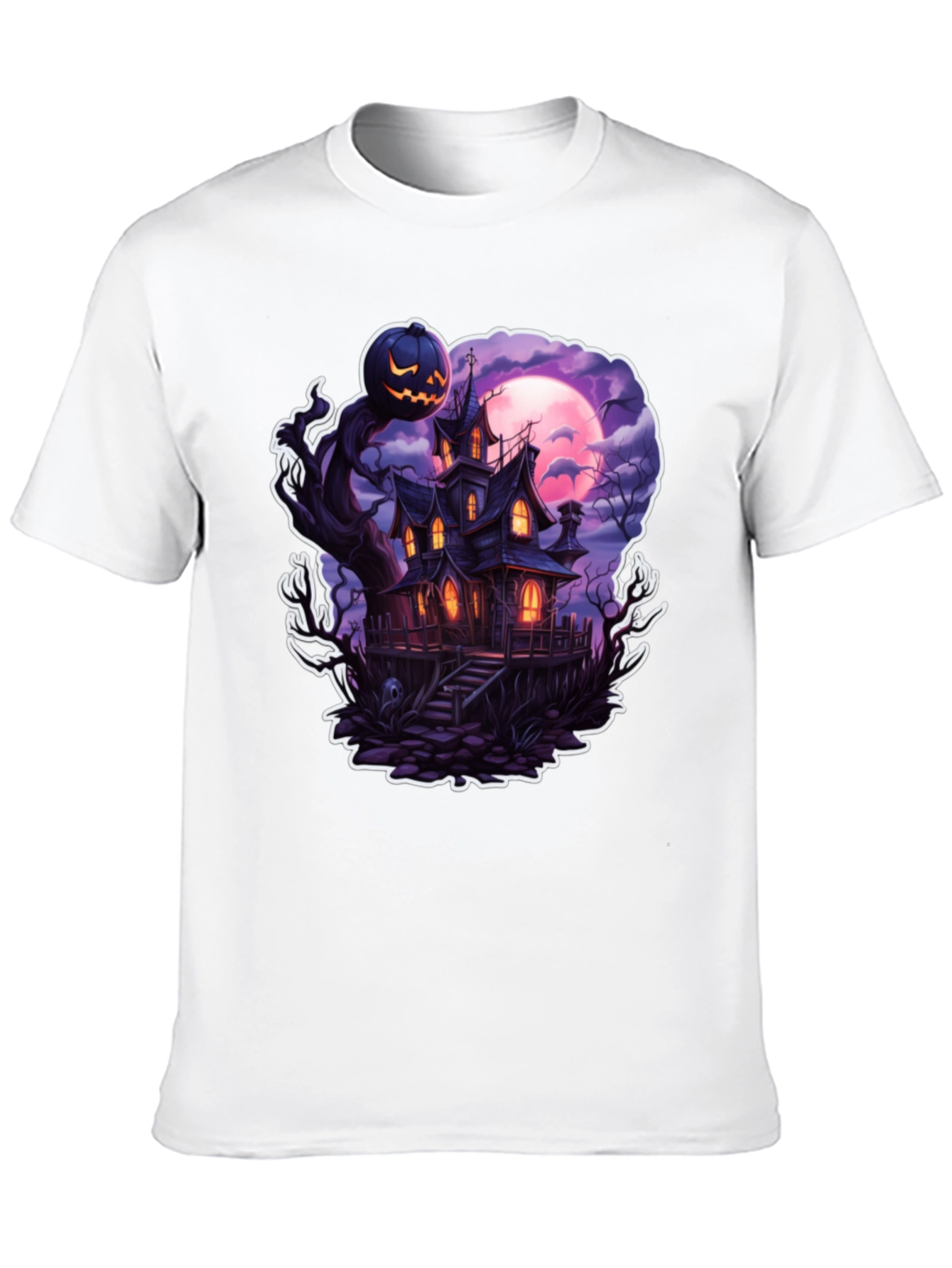 Haunted House Halloween T-Shirt