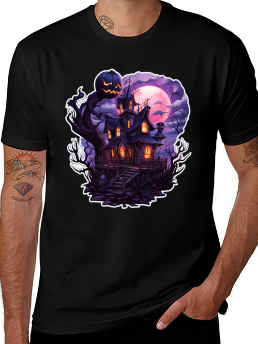 Haunted House Halloween T-Shirt