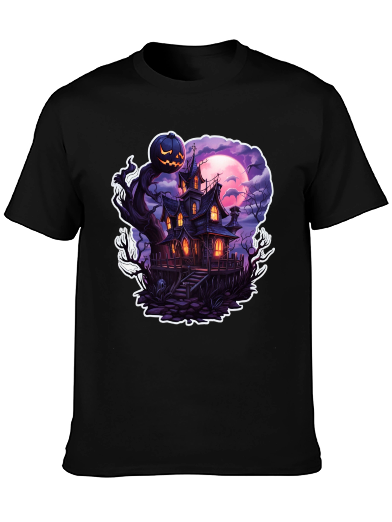 Haunted House Halloween T-Shirt