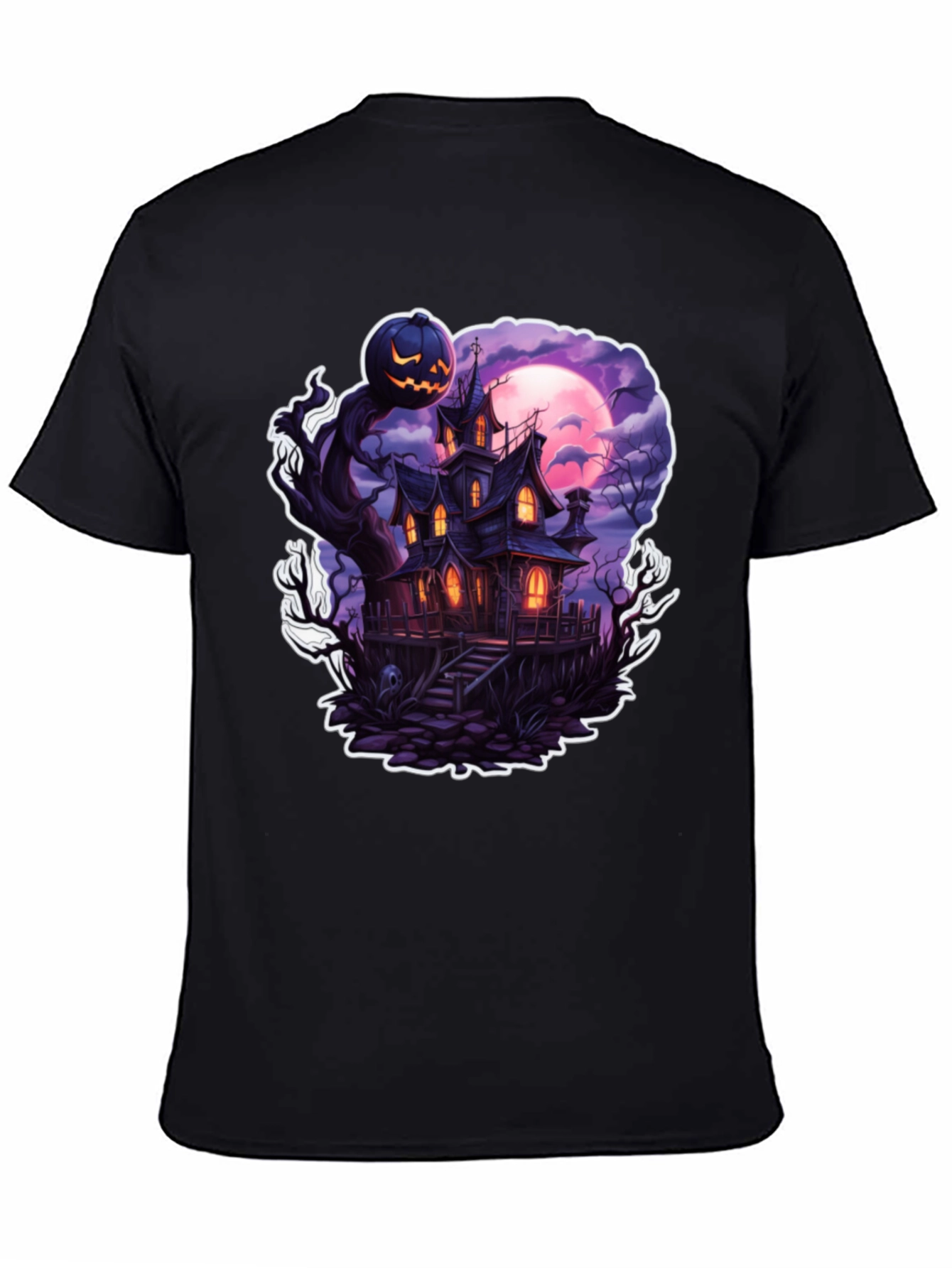 Haunted House Halloween T-Shirt