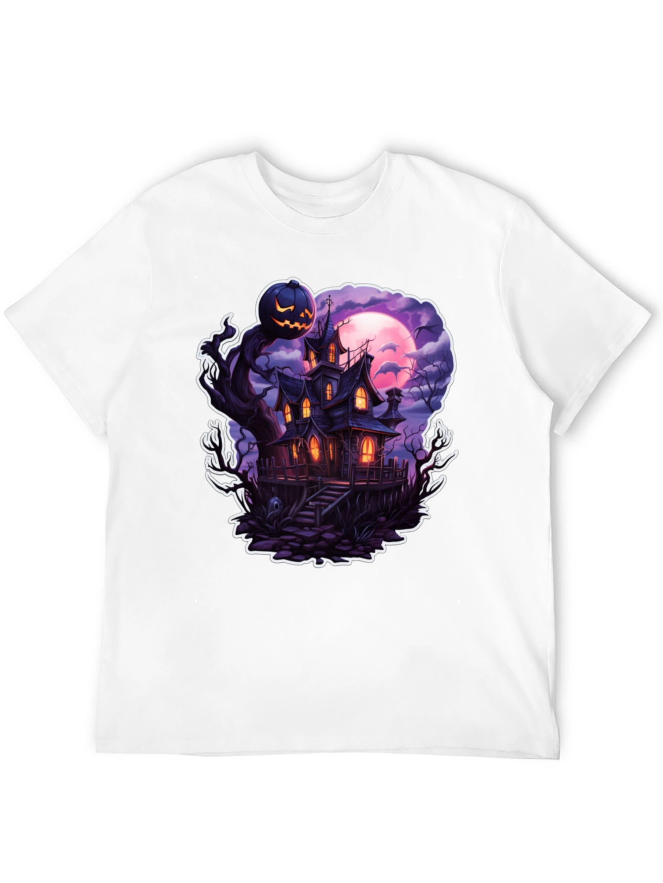 Haunted House Halloween T-Shirt