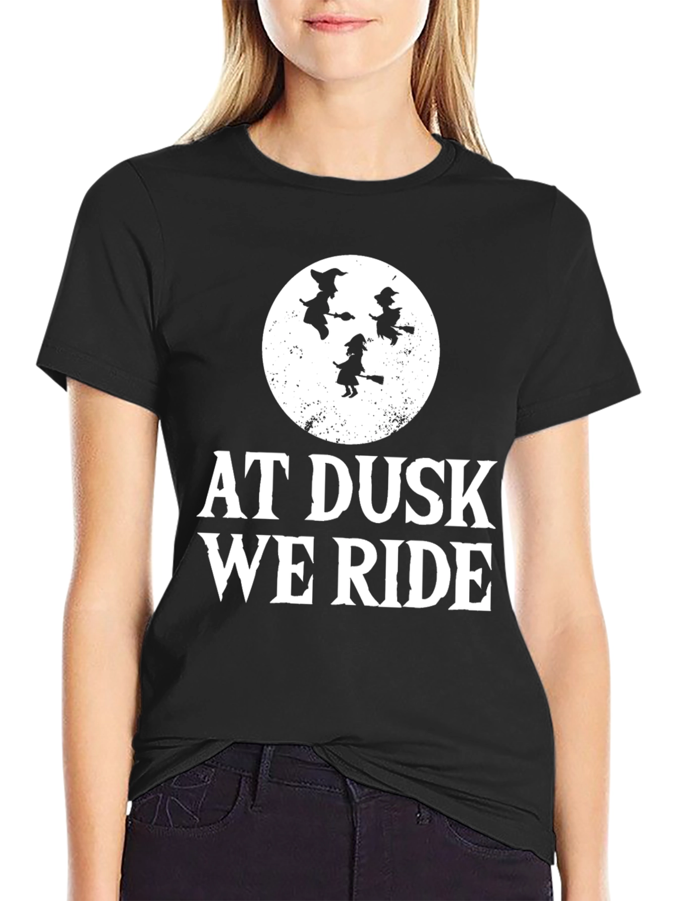 At Dusk We Ride Halloween T-Shirt