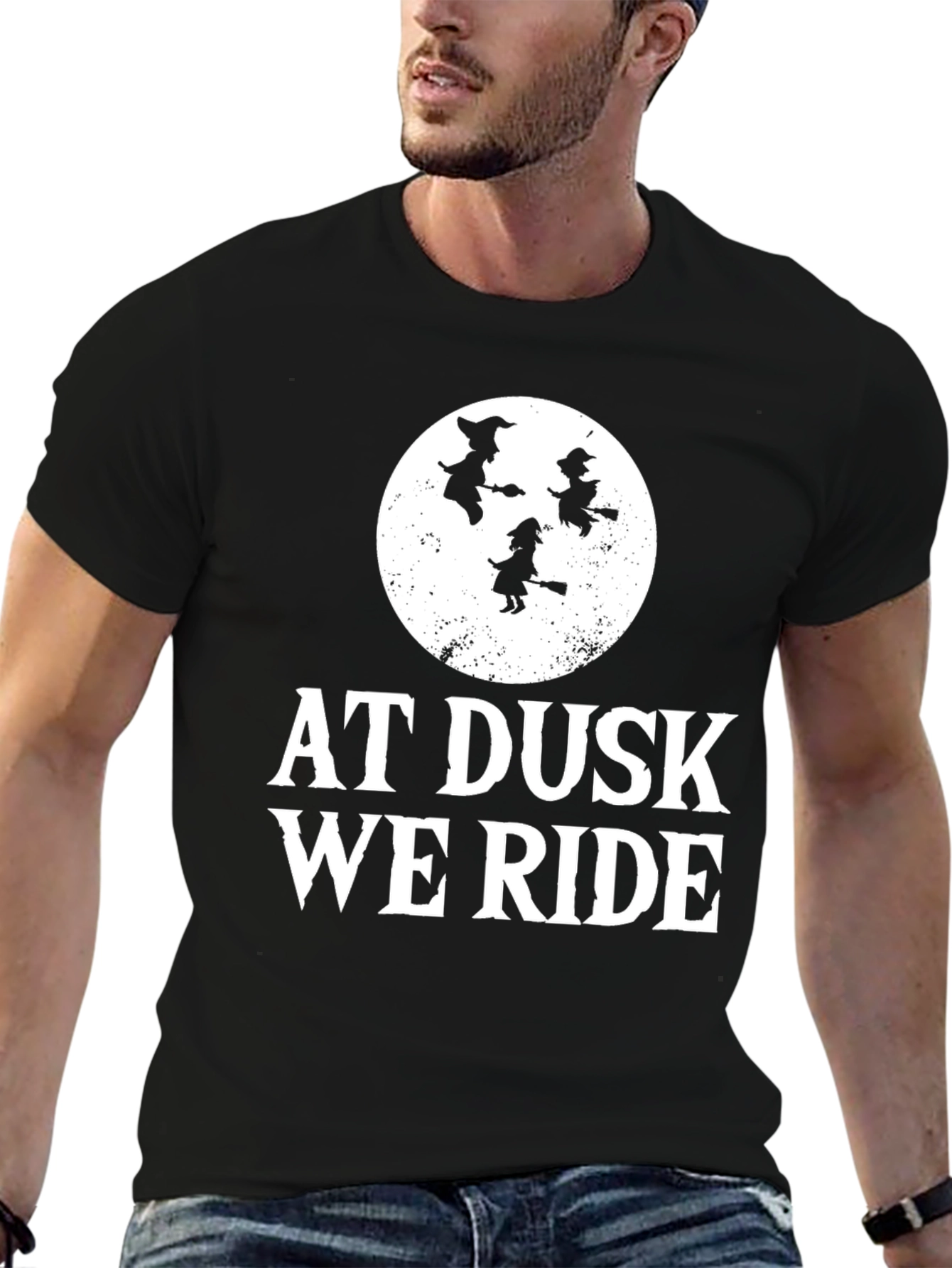 At Dusk We Ride Halloween T-Shirt