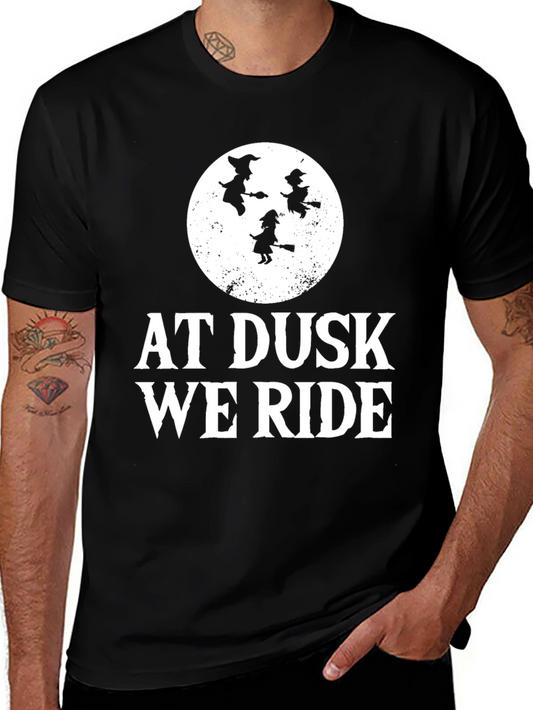 At Dusk We Ride Halloween T-Shirt
