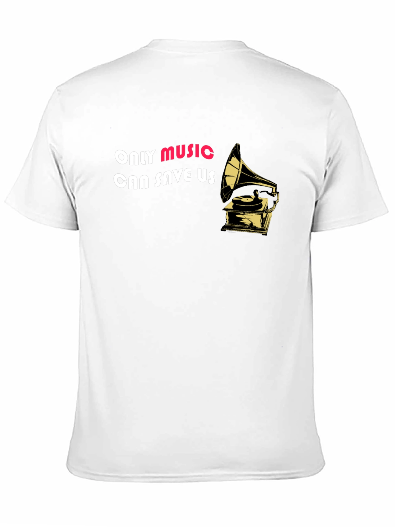 Music Saves Black Graphic Tee