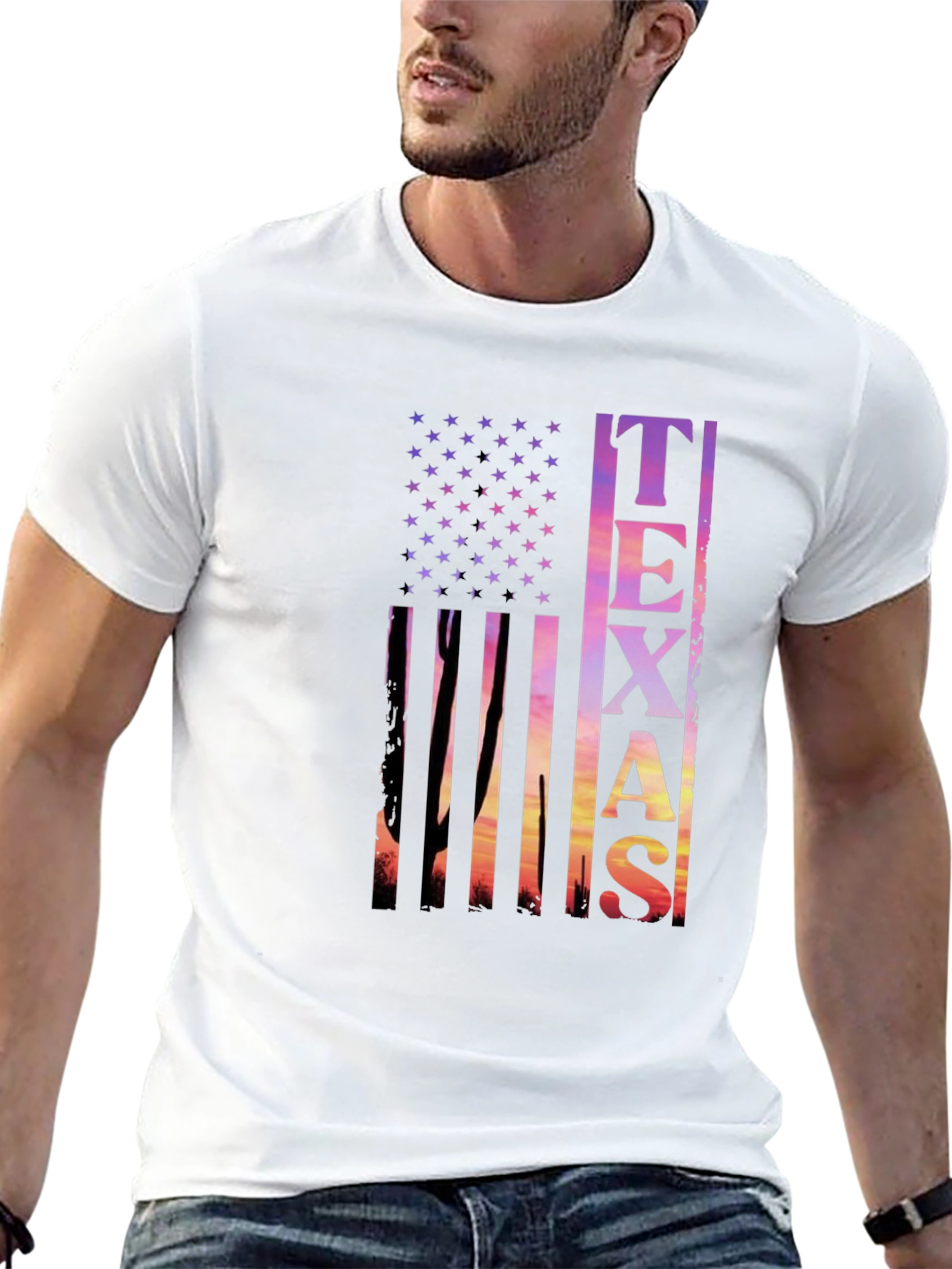 Texas Flag Graphic T-Shirt - Mens