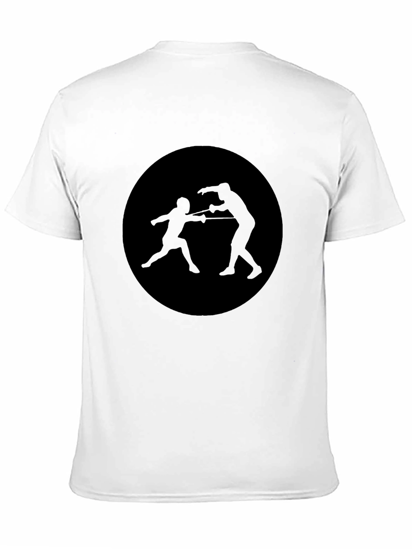 Fencing Silhouette T-Shirt - Black