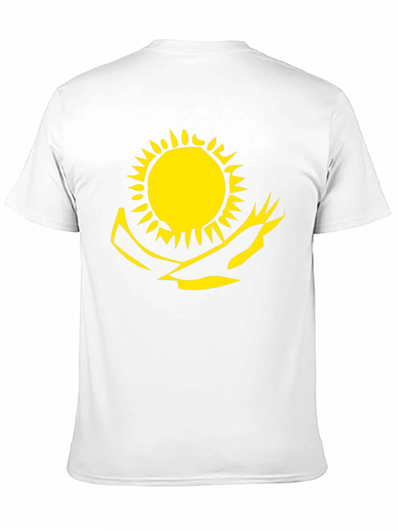 Kazakhstan Flag Graphic Tee - Stylish Black T-Shirt