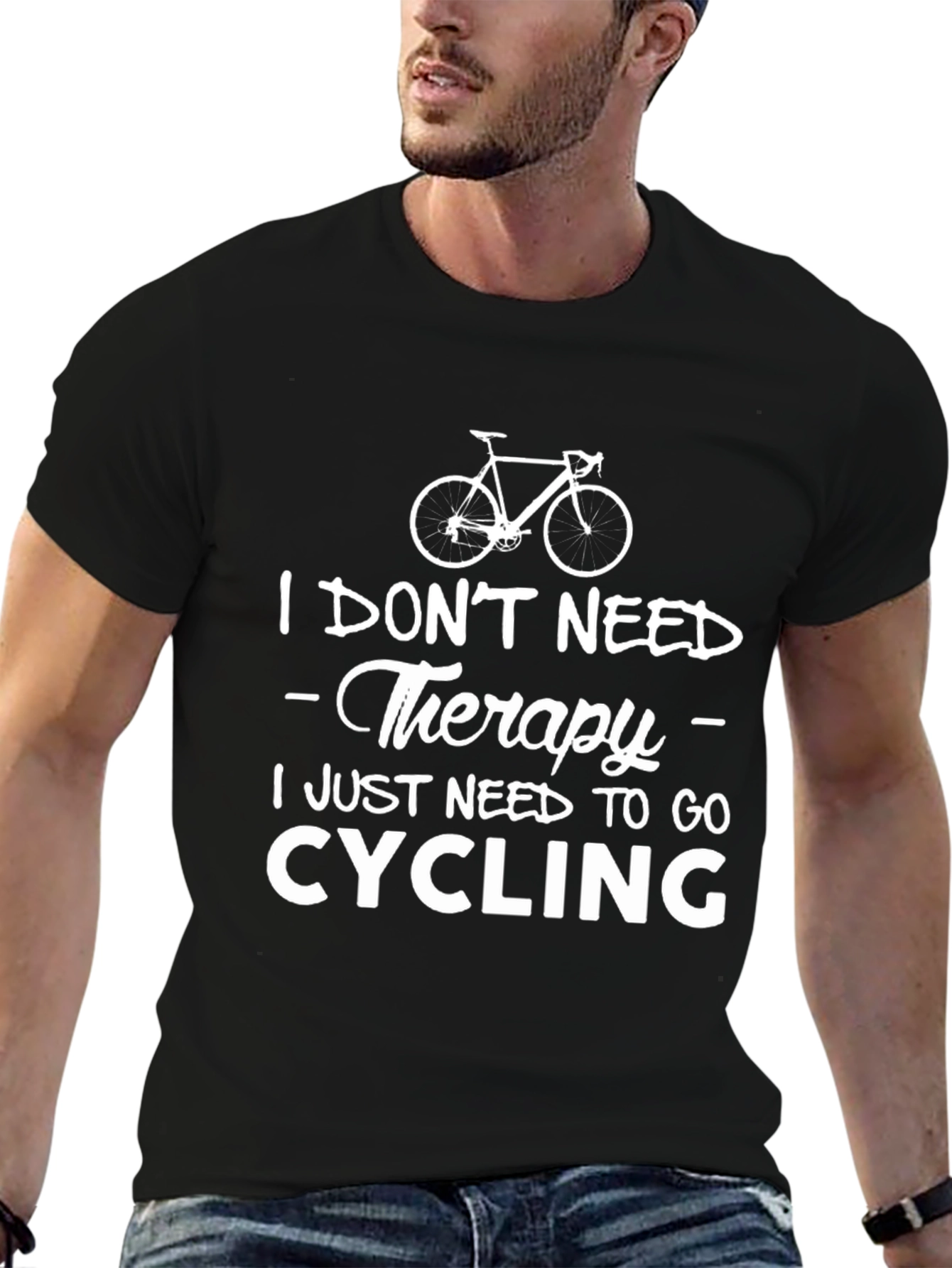 Cycling Therapy T-Shirt: Need to Go Cycling!