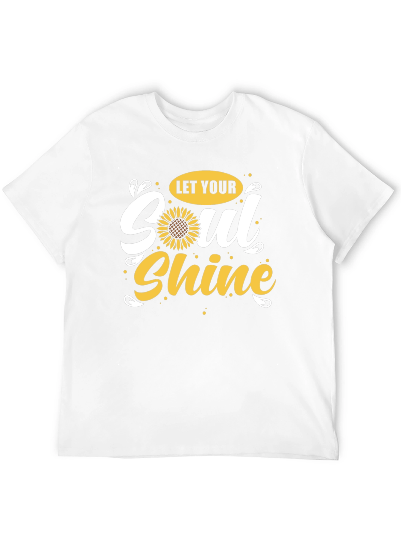 Let Your Soul Shine Sunflower Graphic Tee