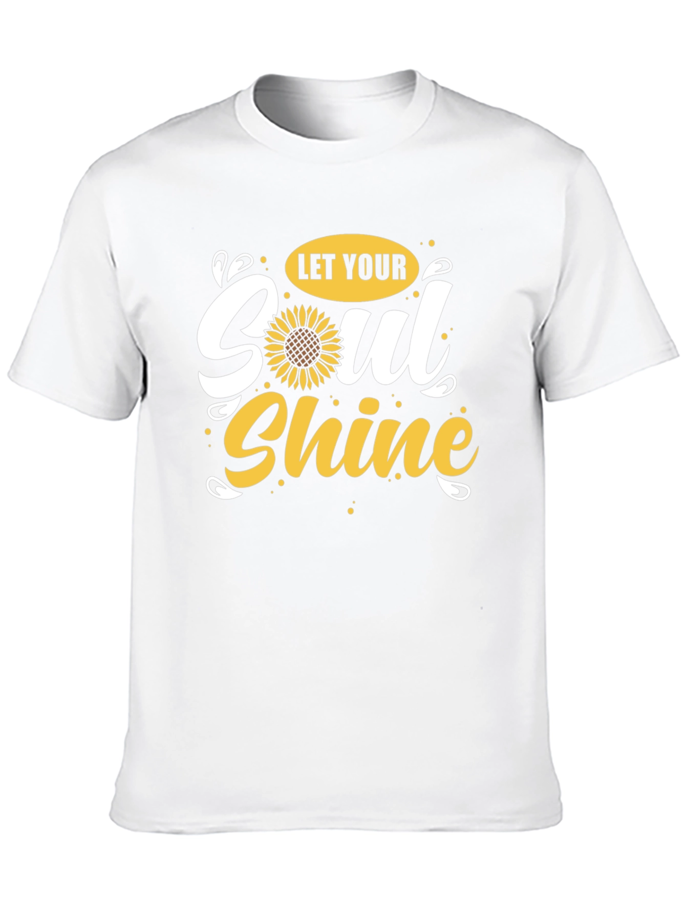 Let Your Soul Shine Sunflower Graphic Tee
