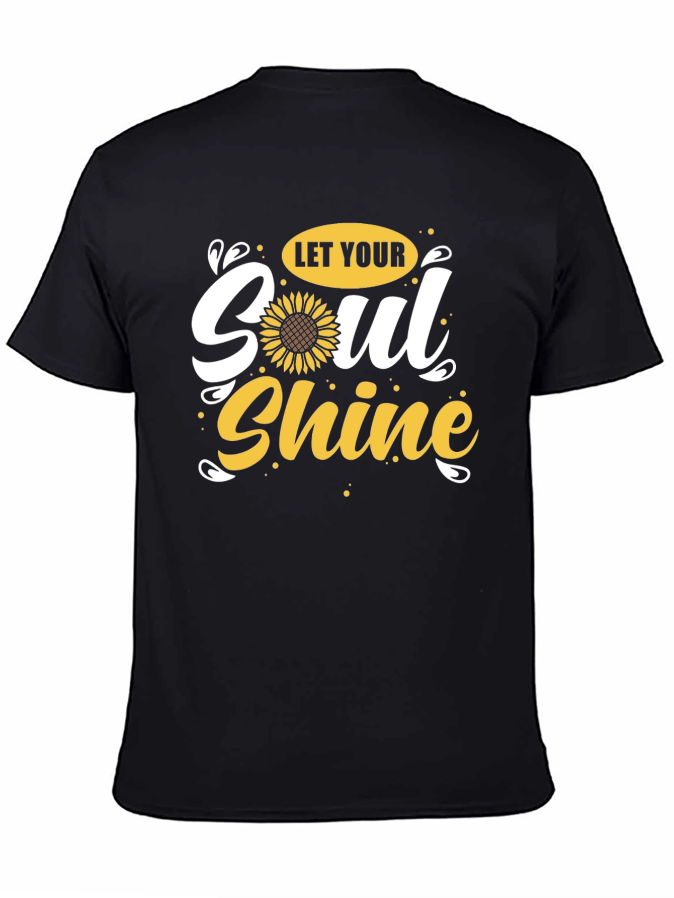Let Your Soul Shine Sunflower Graphic Tee