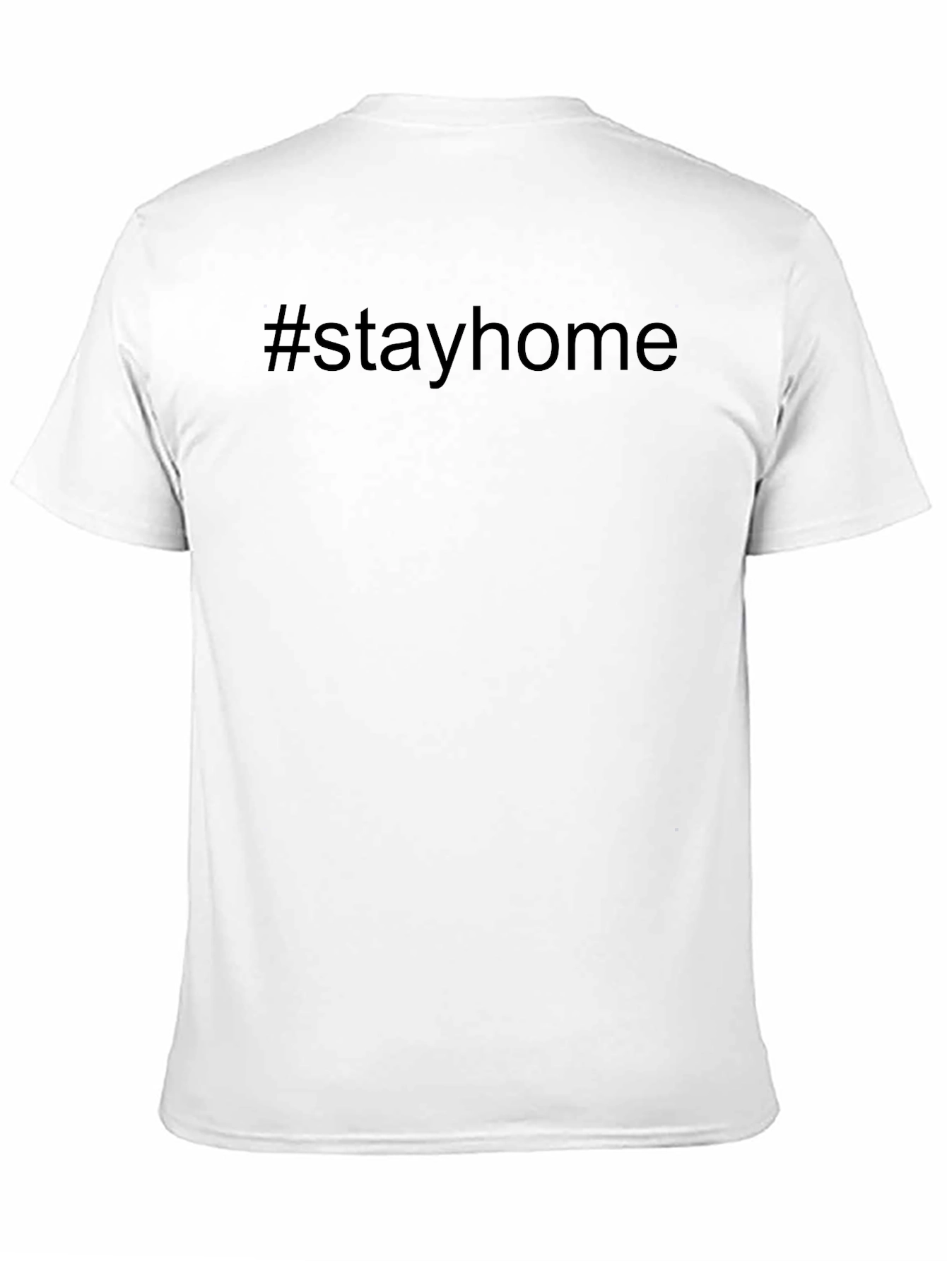 #stayhome Black T-Shirt - Trendy Quarantine Style