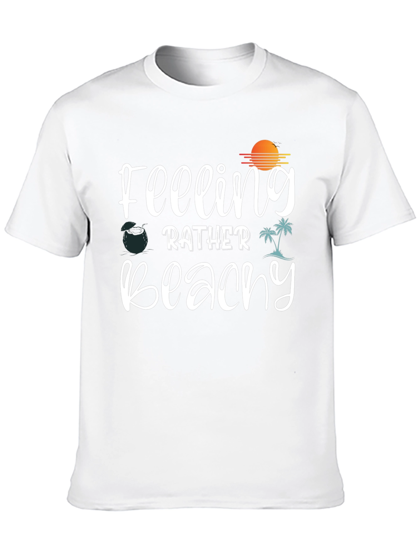 Feeling Beachy Graphic Tee - Summer Vibes T-Shirt