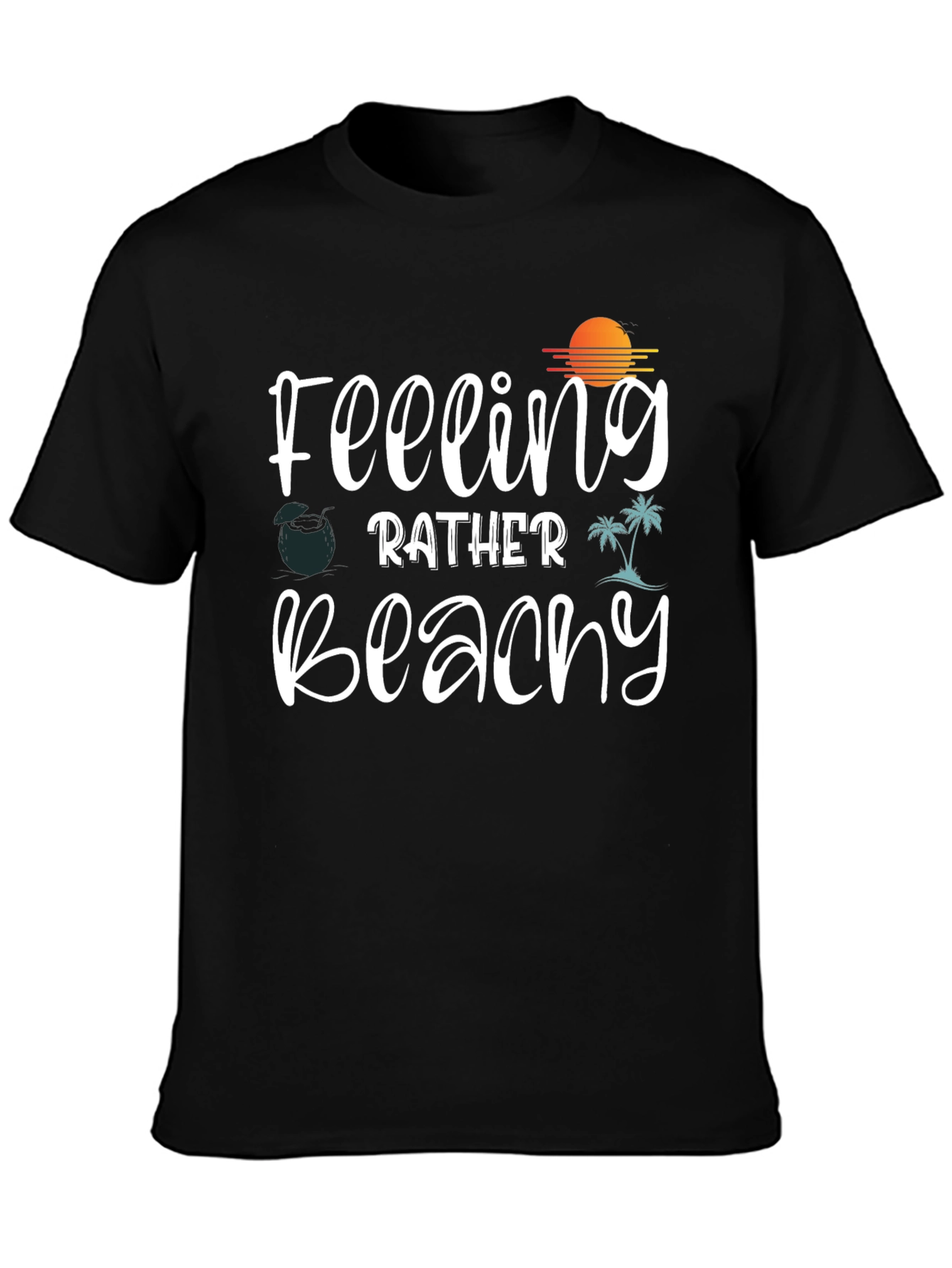 Feeling Beachy Graphic Tee - Summer Vibes T-Shirt