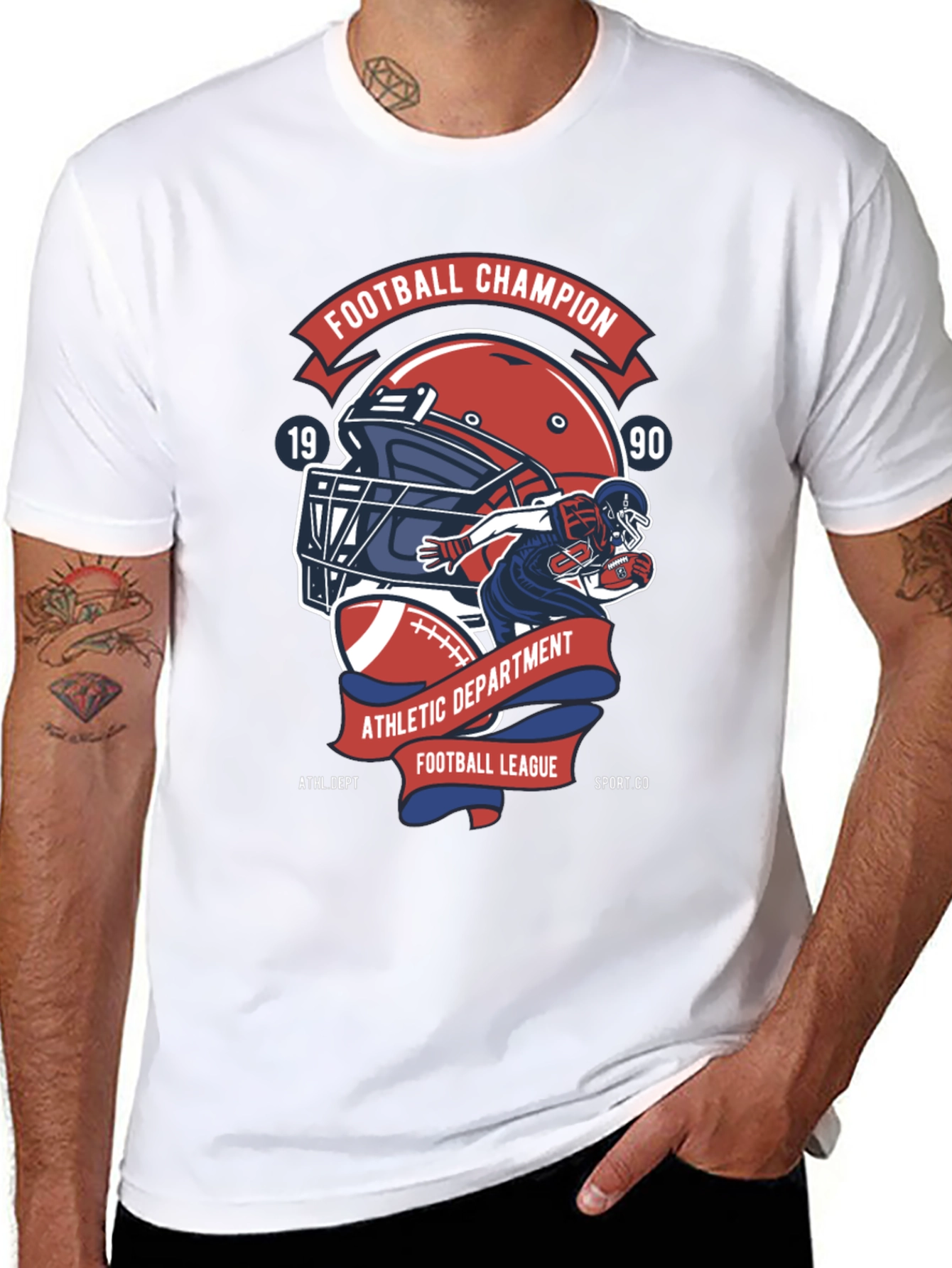 Football Champion Graphic T-Shirt