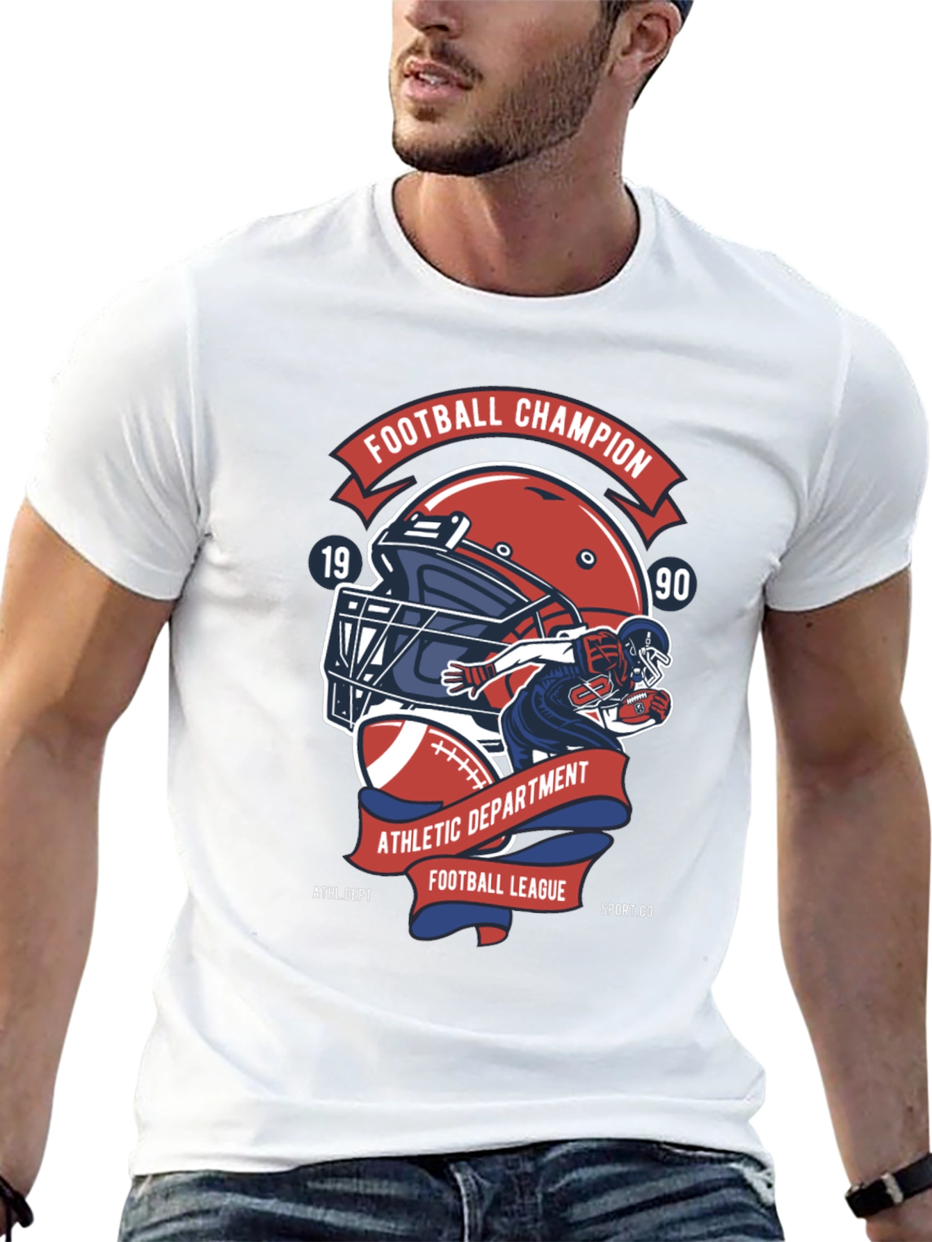 Football Champion Graphic T-Shirt