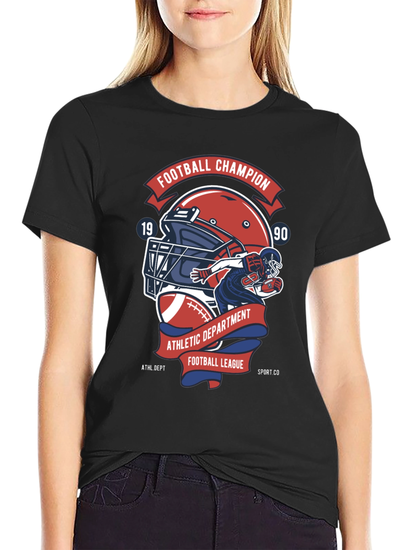 Football Champion Graphic T-Shirt