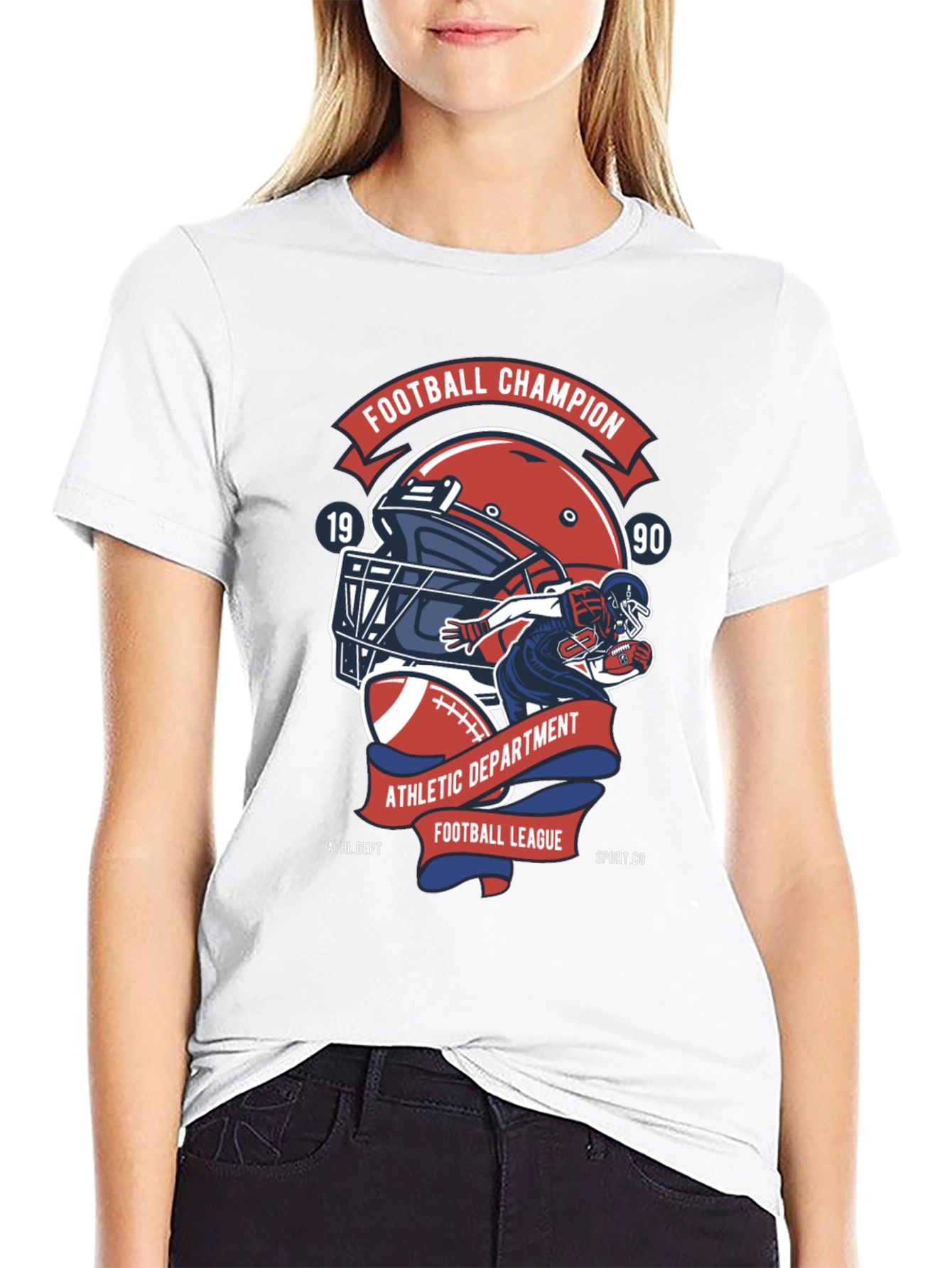 Football Champion Graphic T-Shirt