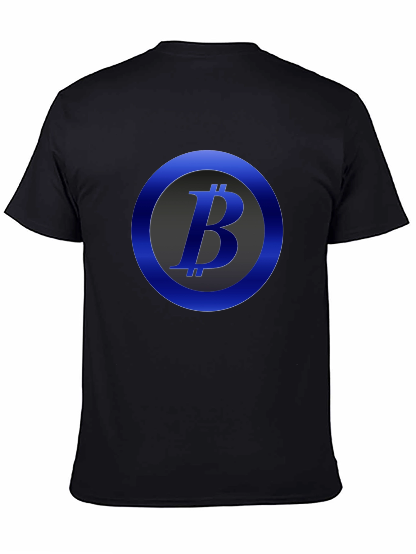 Bitcoin Logo Graphic Black T-Shirt