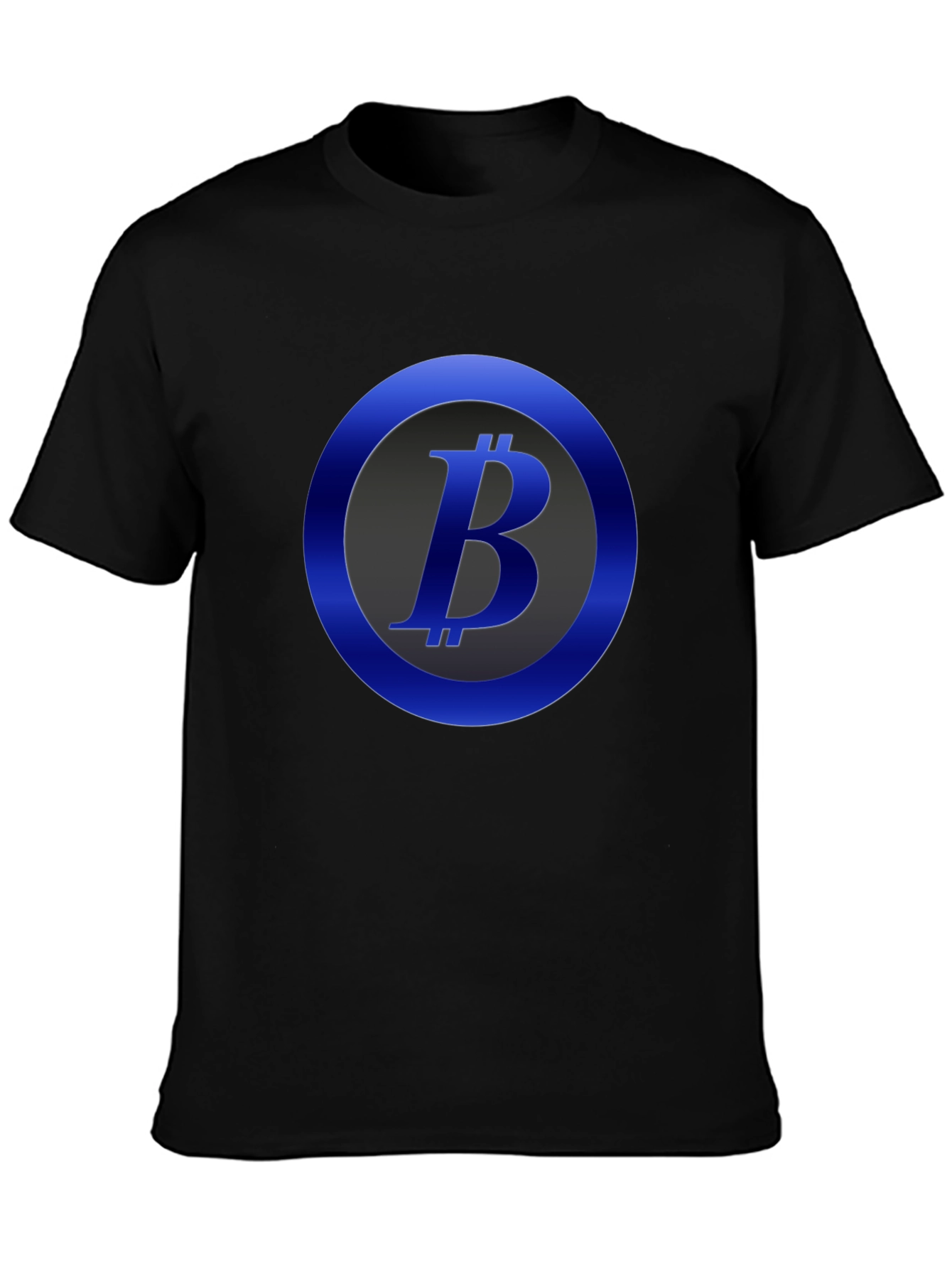 Bitcoin Logo Graphic Black T-Shirt