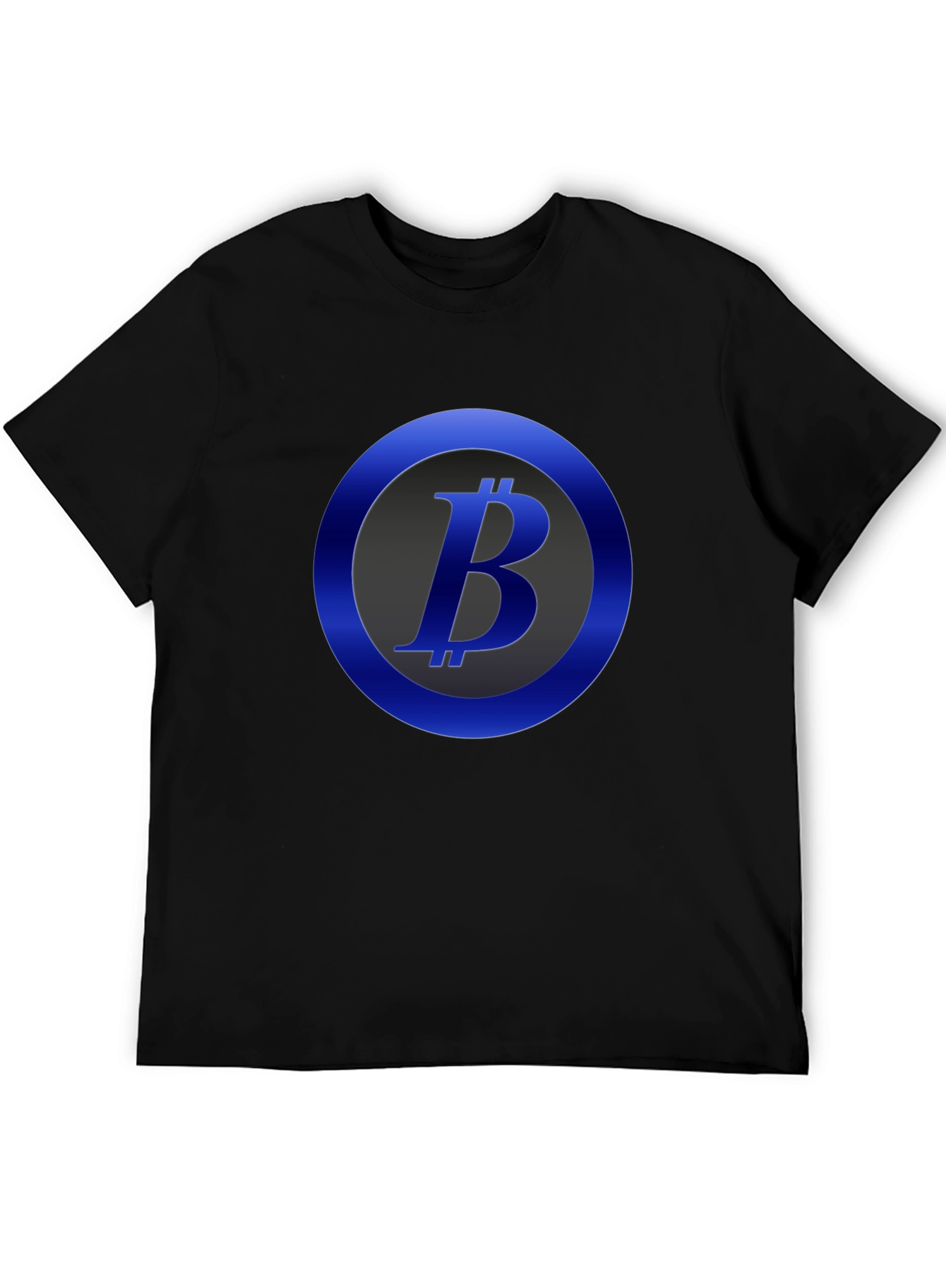 Bitcoin Logo Graphic Black T-Shirt