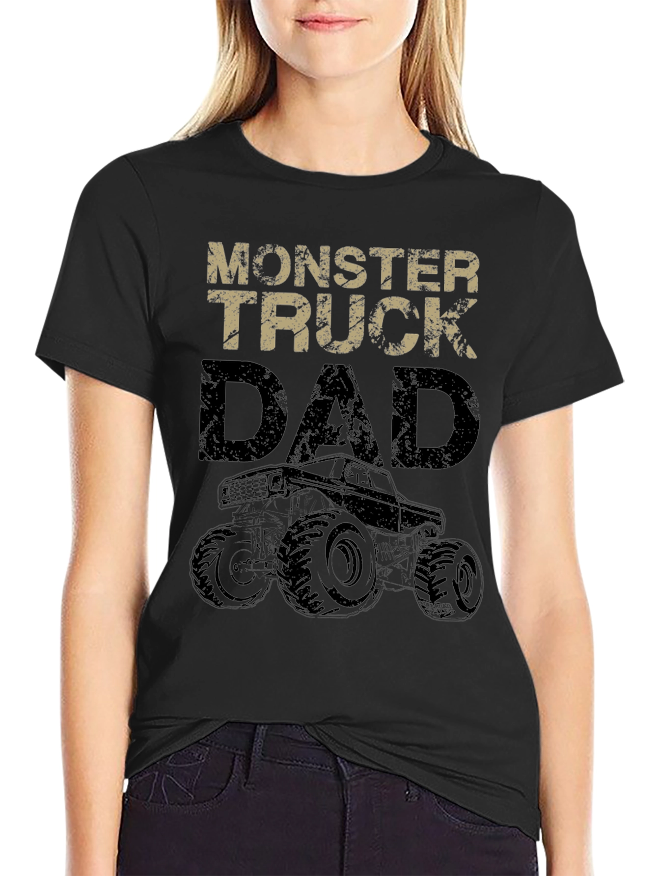Monster Truck Dad Graphic T-Shirt