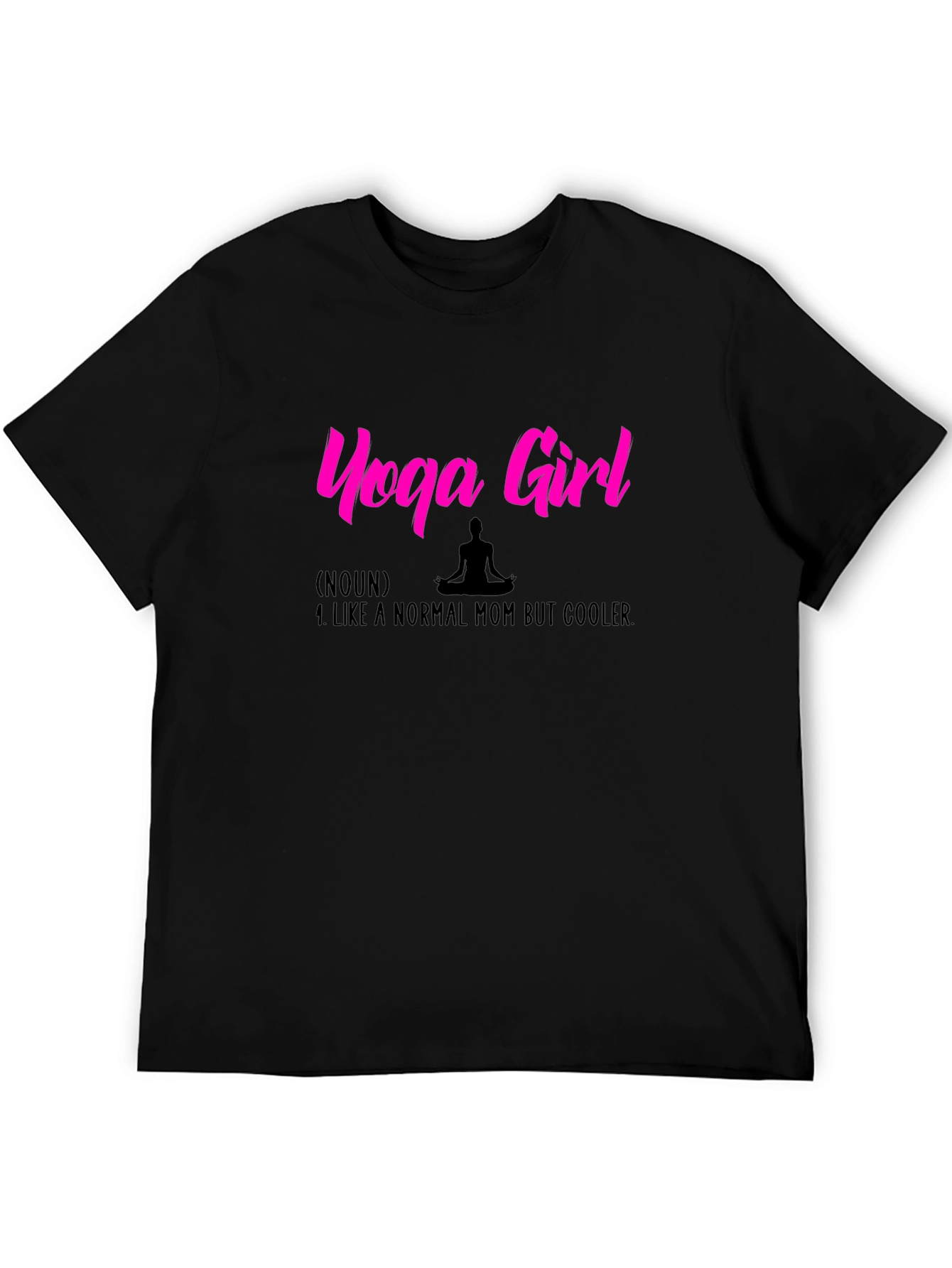 Yoga Girl Graphic Tee - Cooler Mom Definition