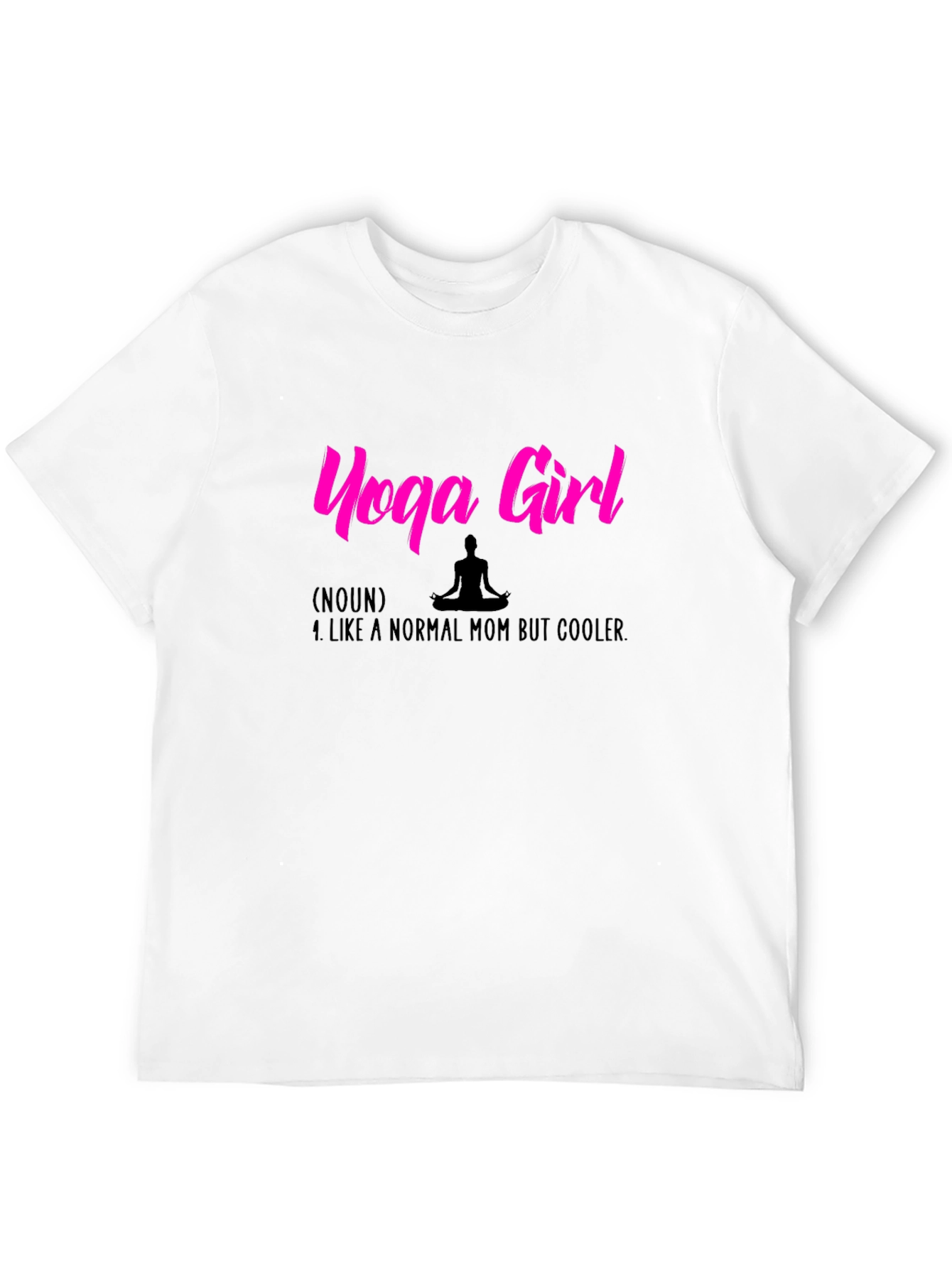 Yoga Girl Graphic Tee - Cooler Mom Definition