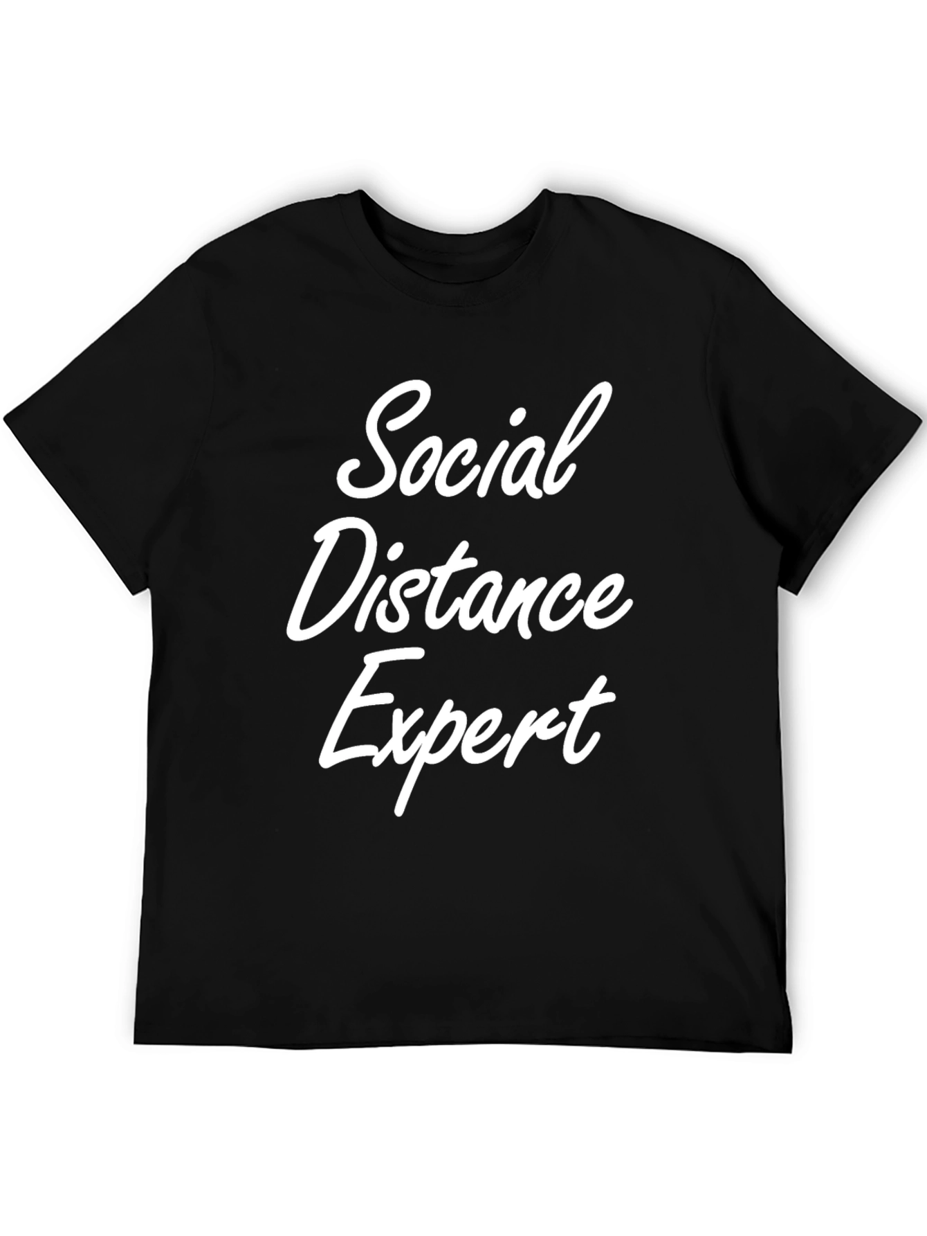 Social Distance Expert Tee - Funny Novelty T-Shirt