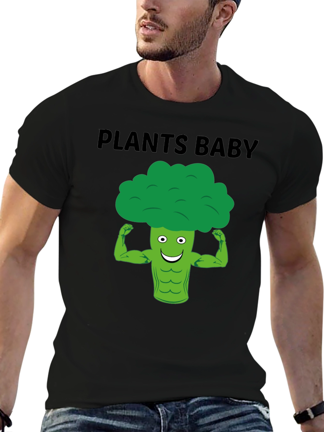 Plants Baby Broccoli Muscle T-Shirt