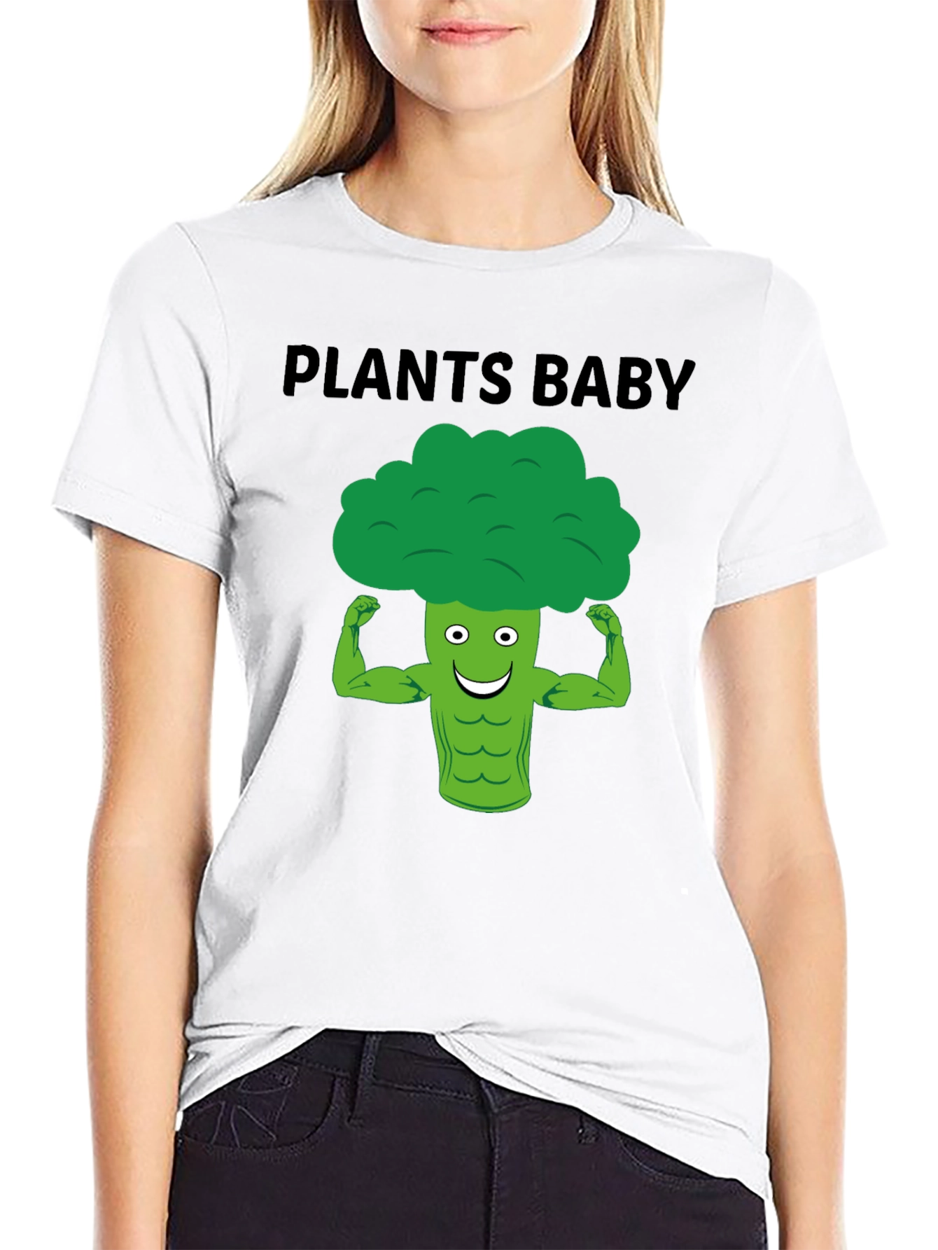 Plants Baby Broccoli Muscle T-Shirt