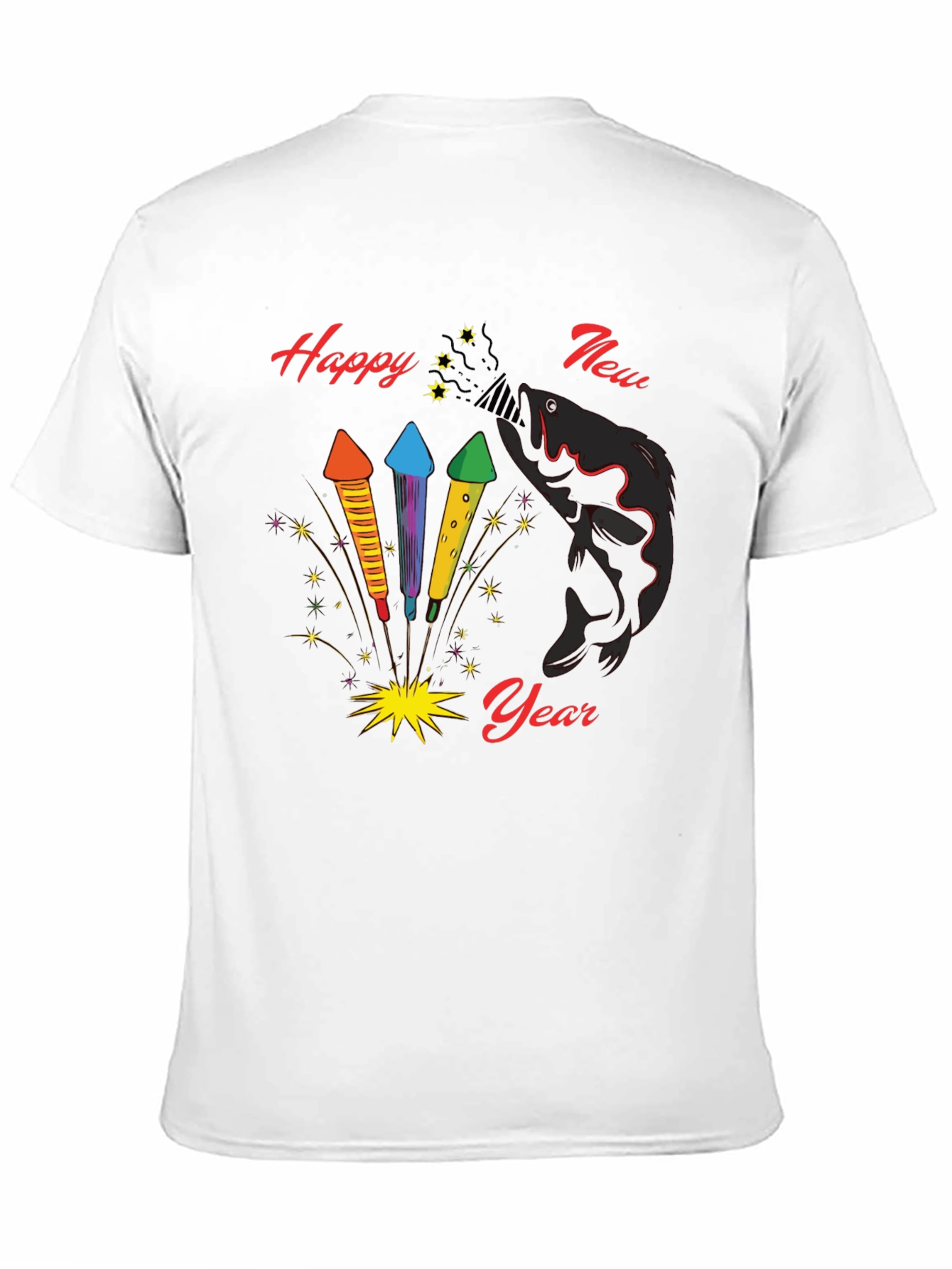 Happy New Year Fish T-Shirt