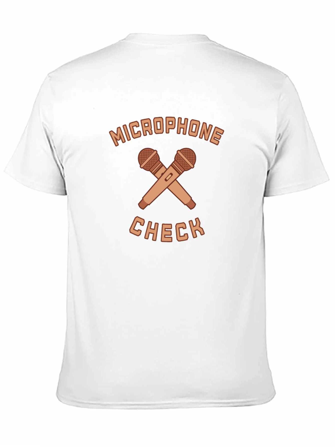 Microphone Check Graphic Tee - Stylish Musician T-Shirt
