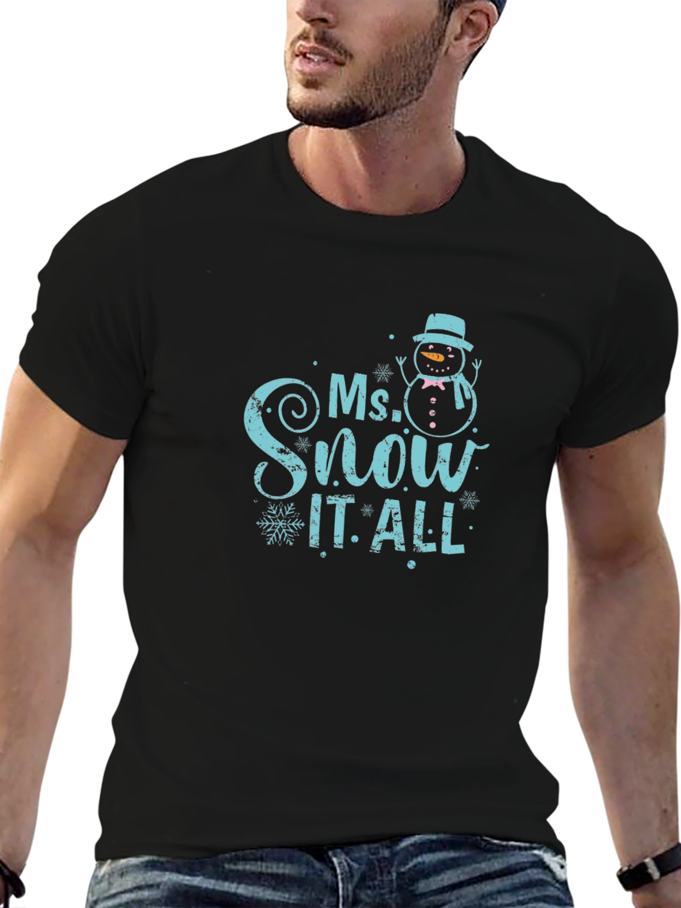Ms. Snow It All T-Shirt - Winter Holiday Fun