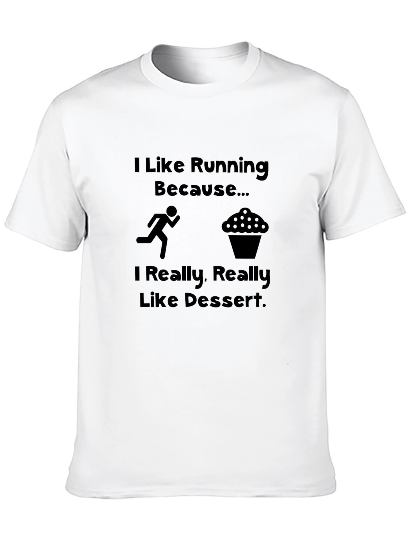Funny Running & Dessert T-Shirt