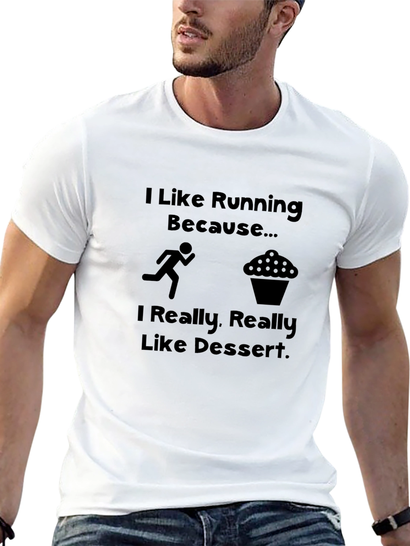 Funny Running & Dessert T-Shirt