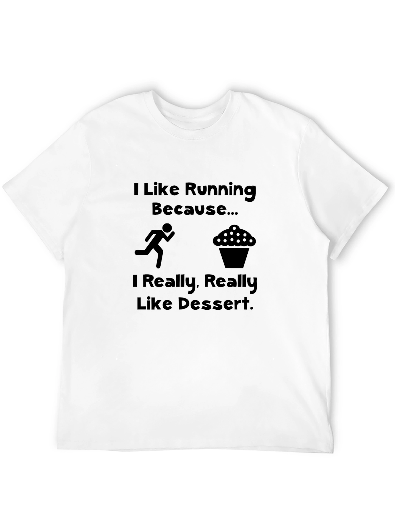 Funny Running & Dessert T-Shirt