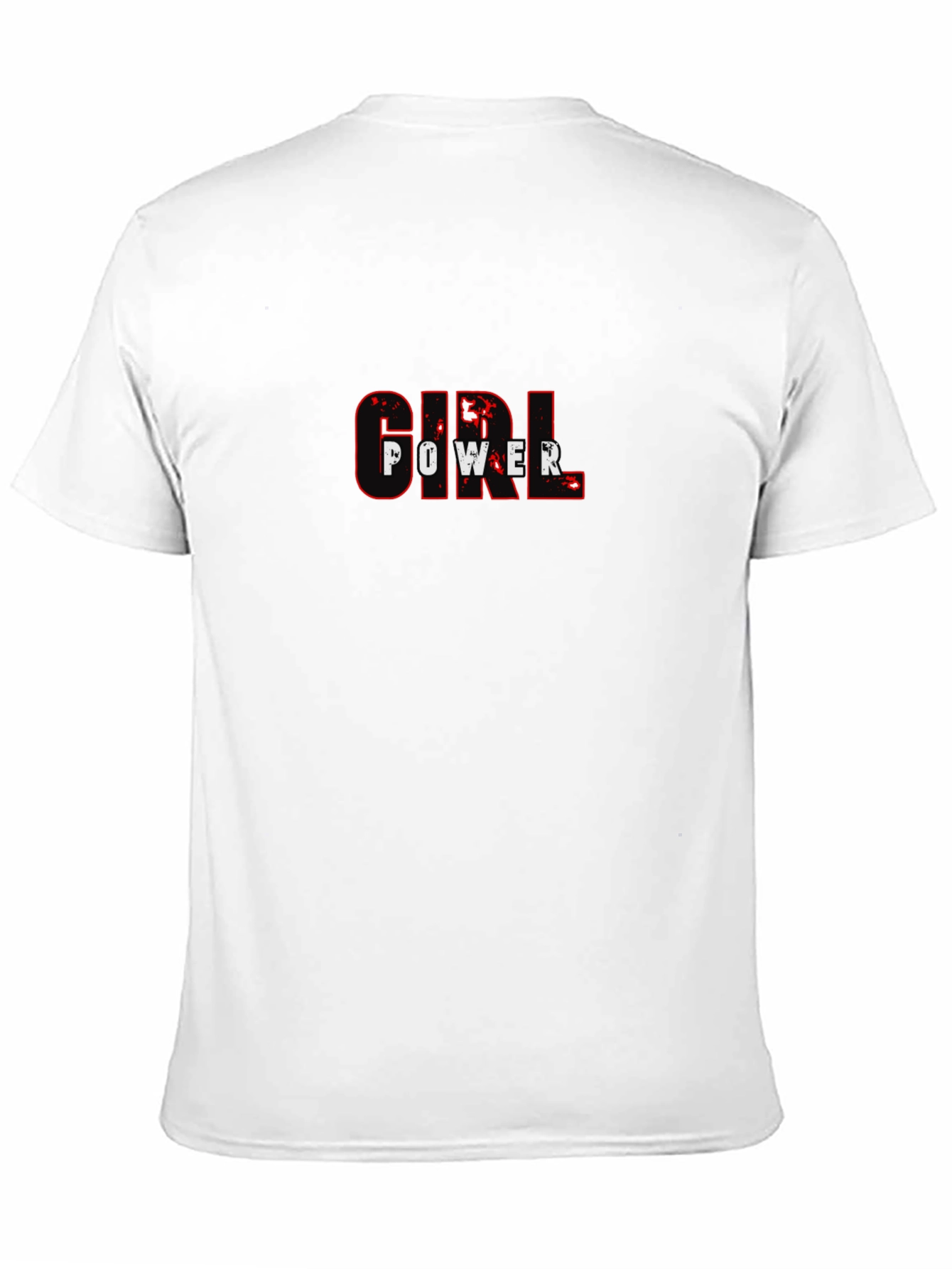 Girl Power Tee - Black Cotton Graphic Print