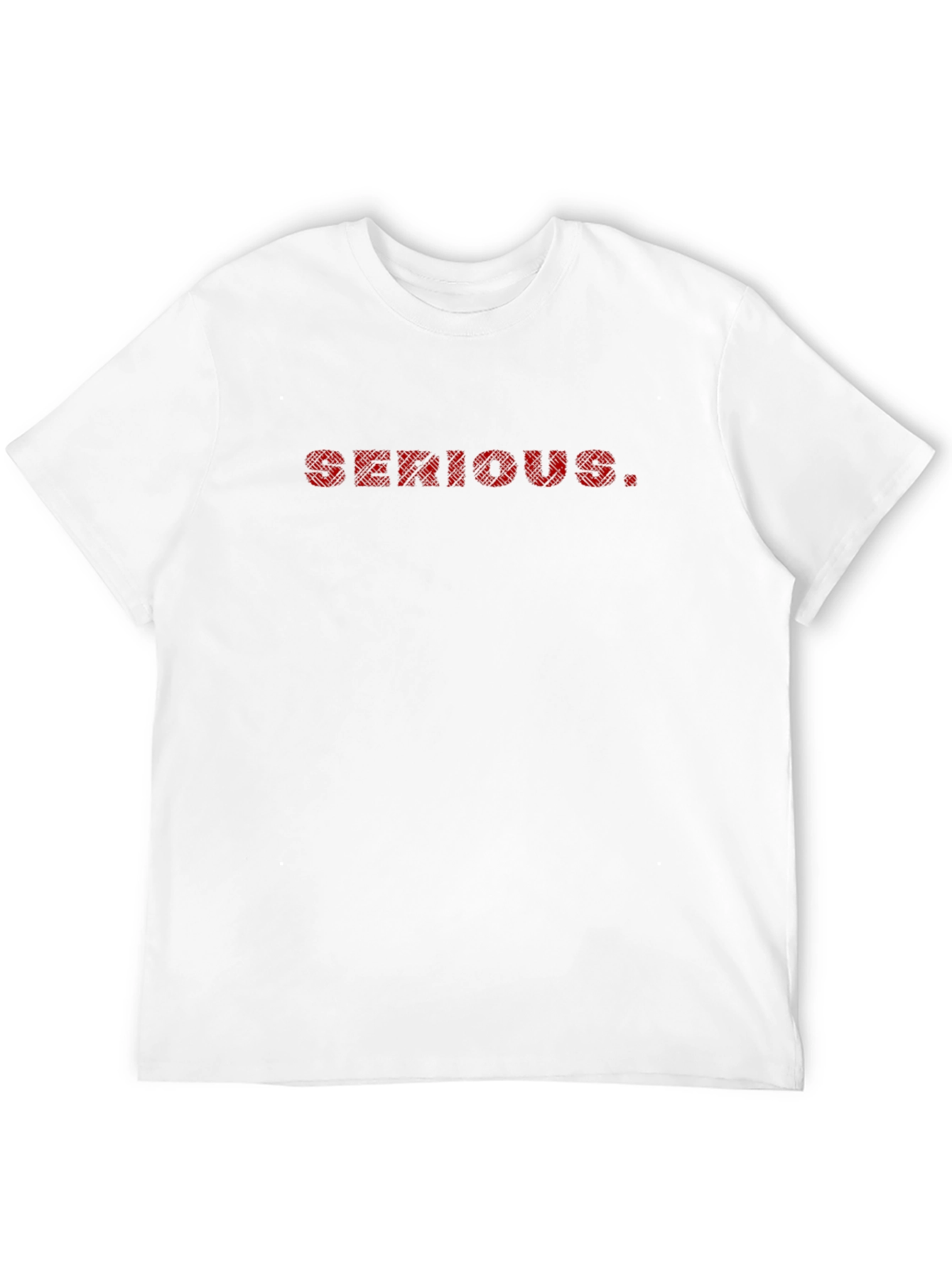 Serious Graphic Tee - Black Cotton Blend