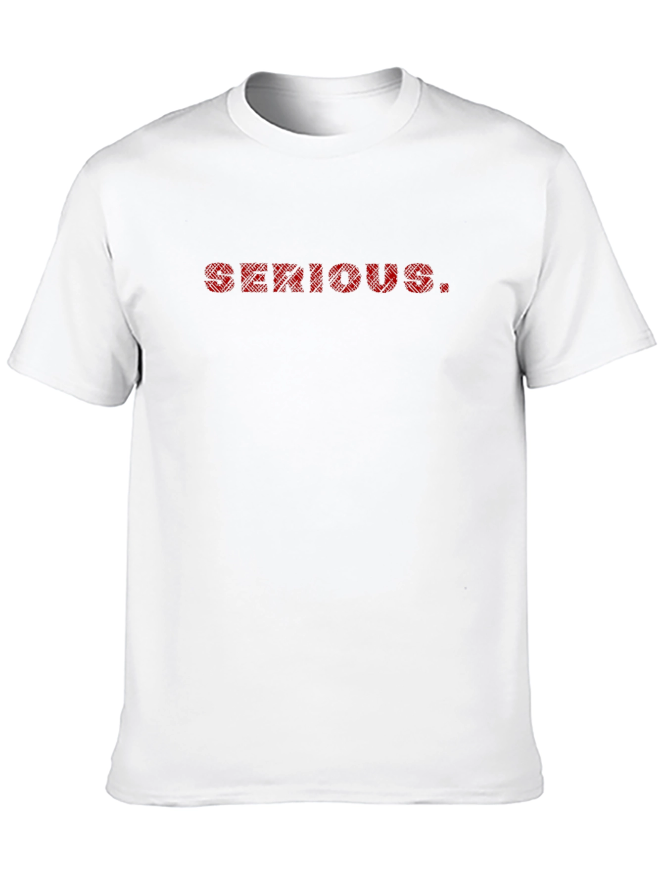 Serious Graphic Tee - Black Cotton Blend