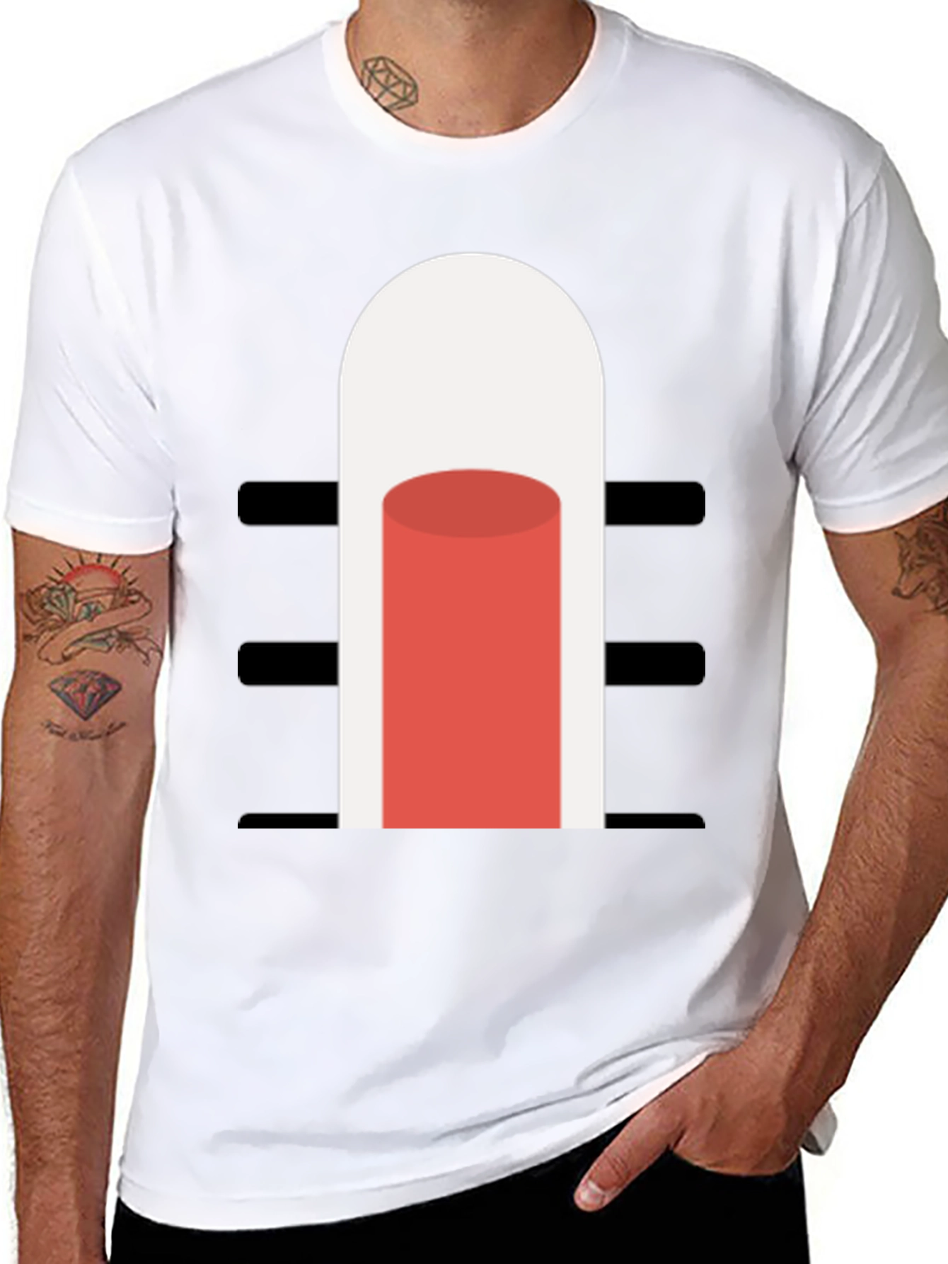 Modern Graphic Tee - Minimalist Design