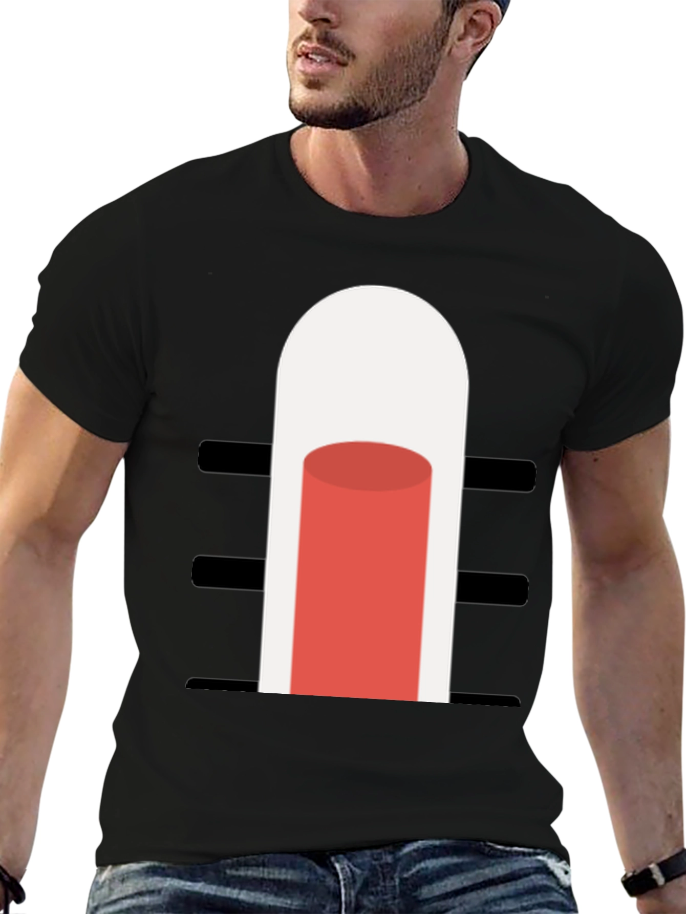 Modern Graphic Tee - Minimalist Design
