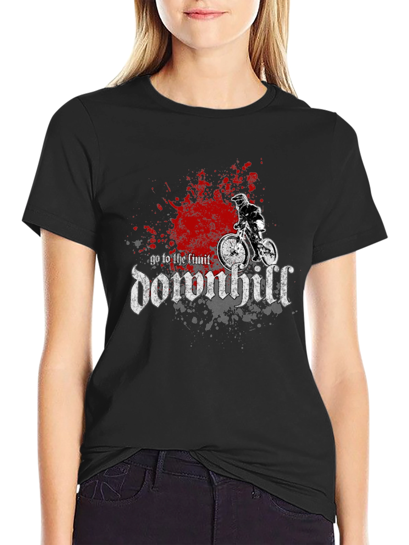 Downhill Mountain Biker T-Shirt